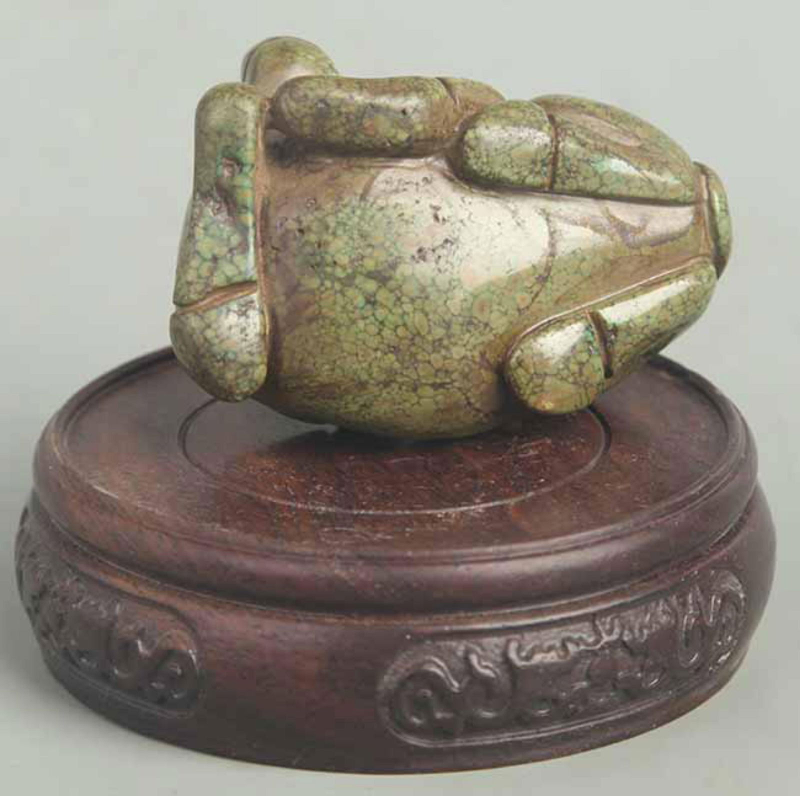 TURQUOISE AUSPICIOUS BEAST FIGURINE - 4