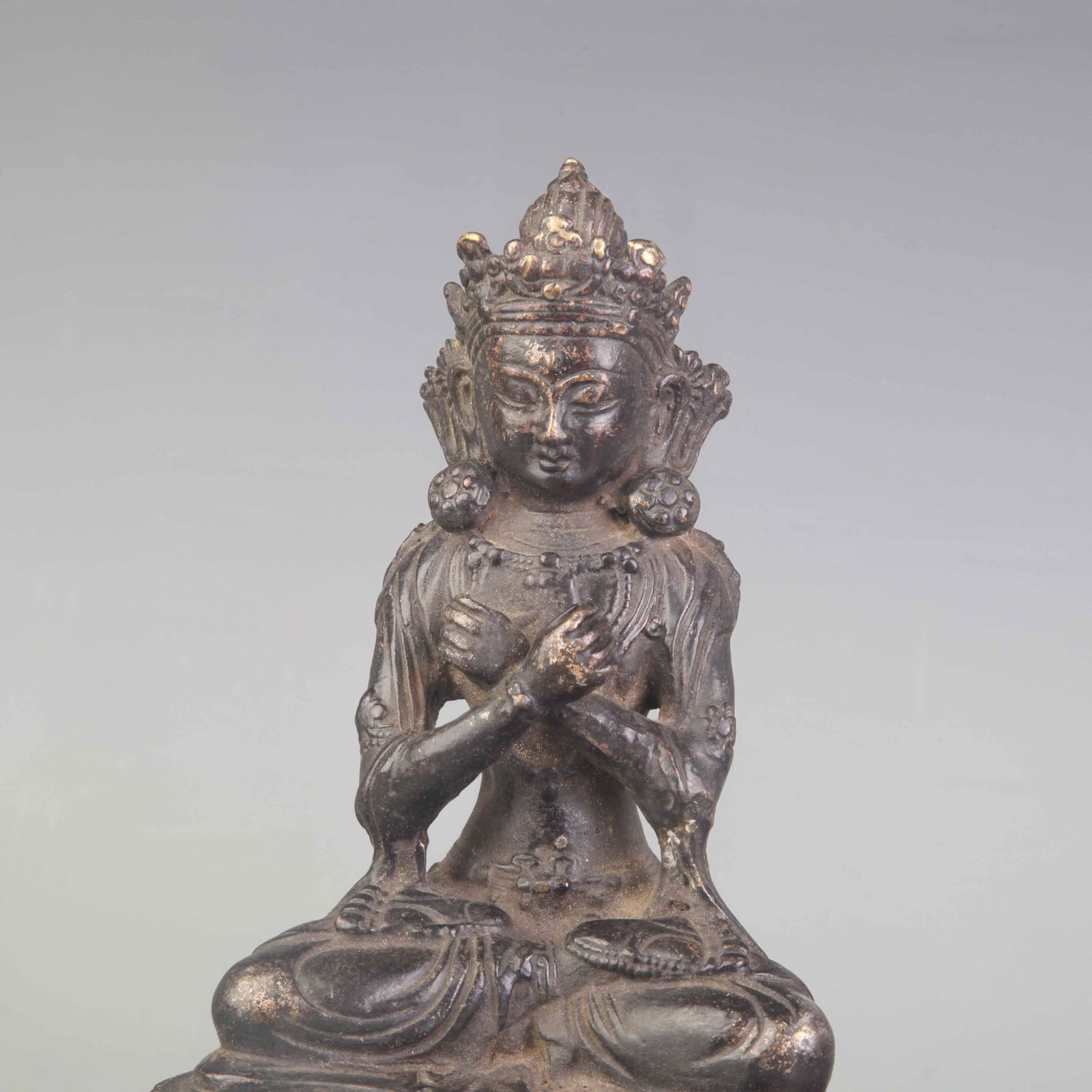 A FINE BRONZE BUDDHA STATUE - 2