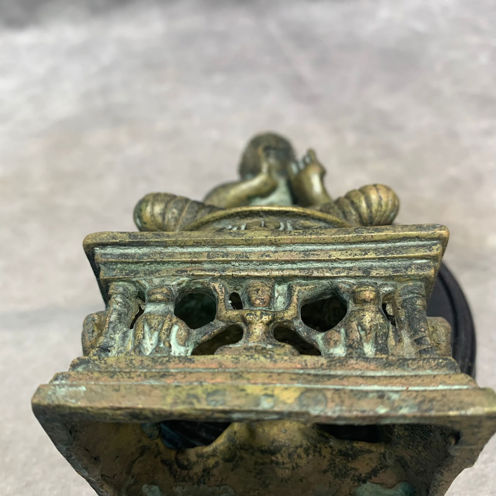 QING DYNASTY SMALL BRONZE BUDDHA STATUE - 4