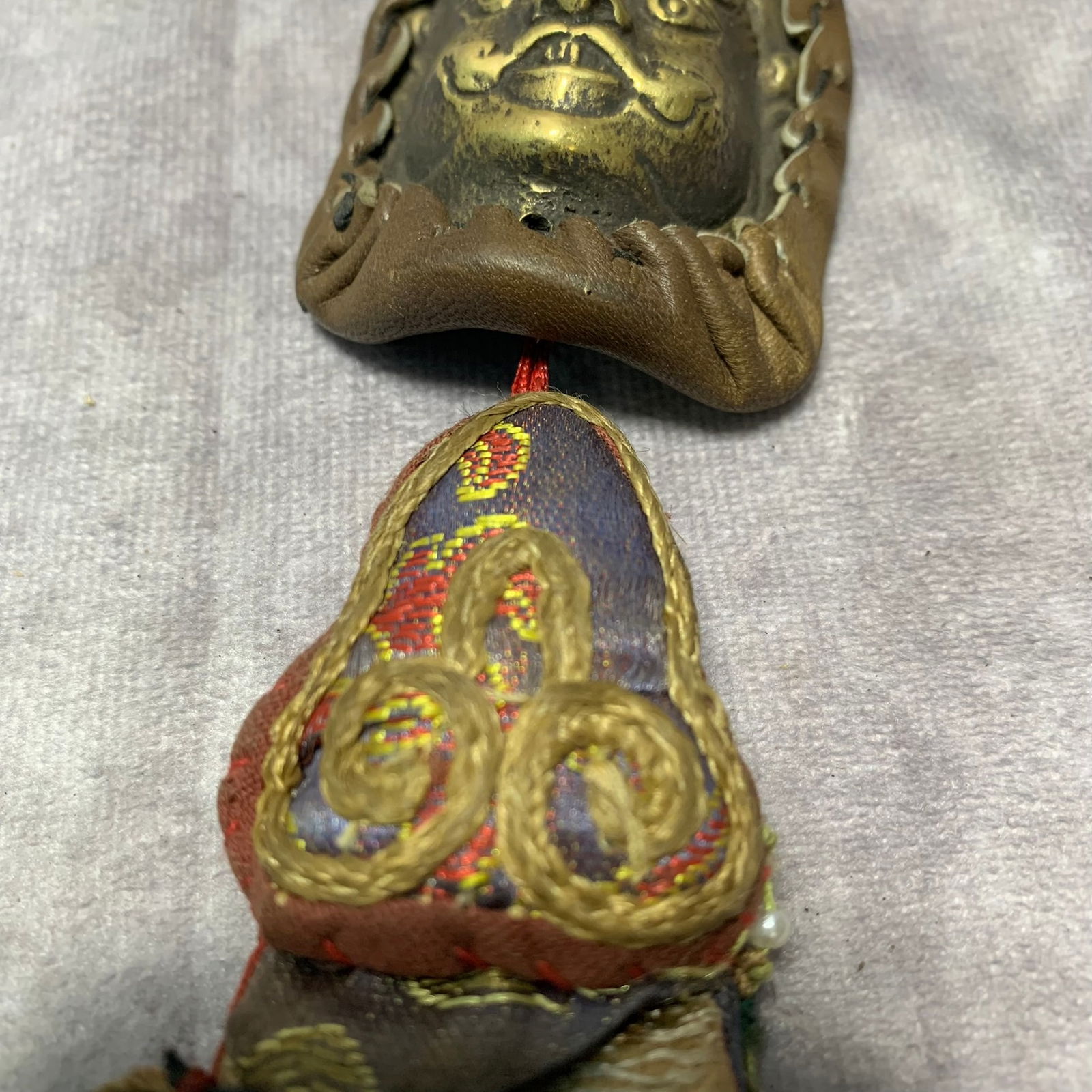 TIBETAN BUDDHIST BRONZE RITUAL OBJECT - 3