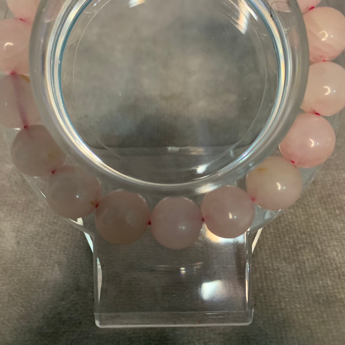 A FINE PICK CRYSTAL MADE BRACELEST - 2