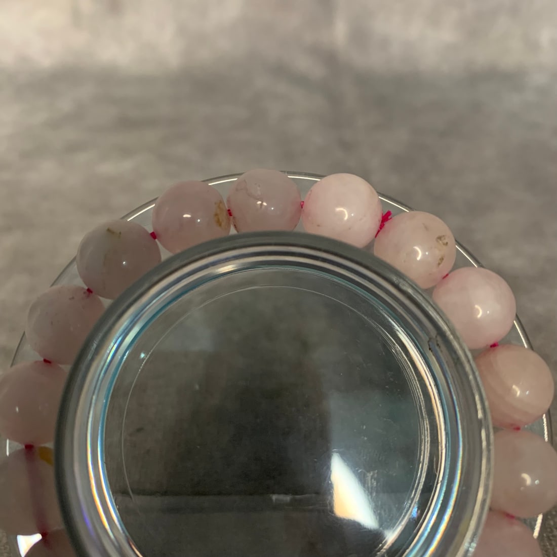 A FINE PICK CRYSTAL MADE BRACELEST - 3