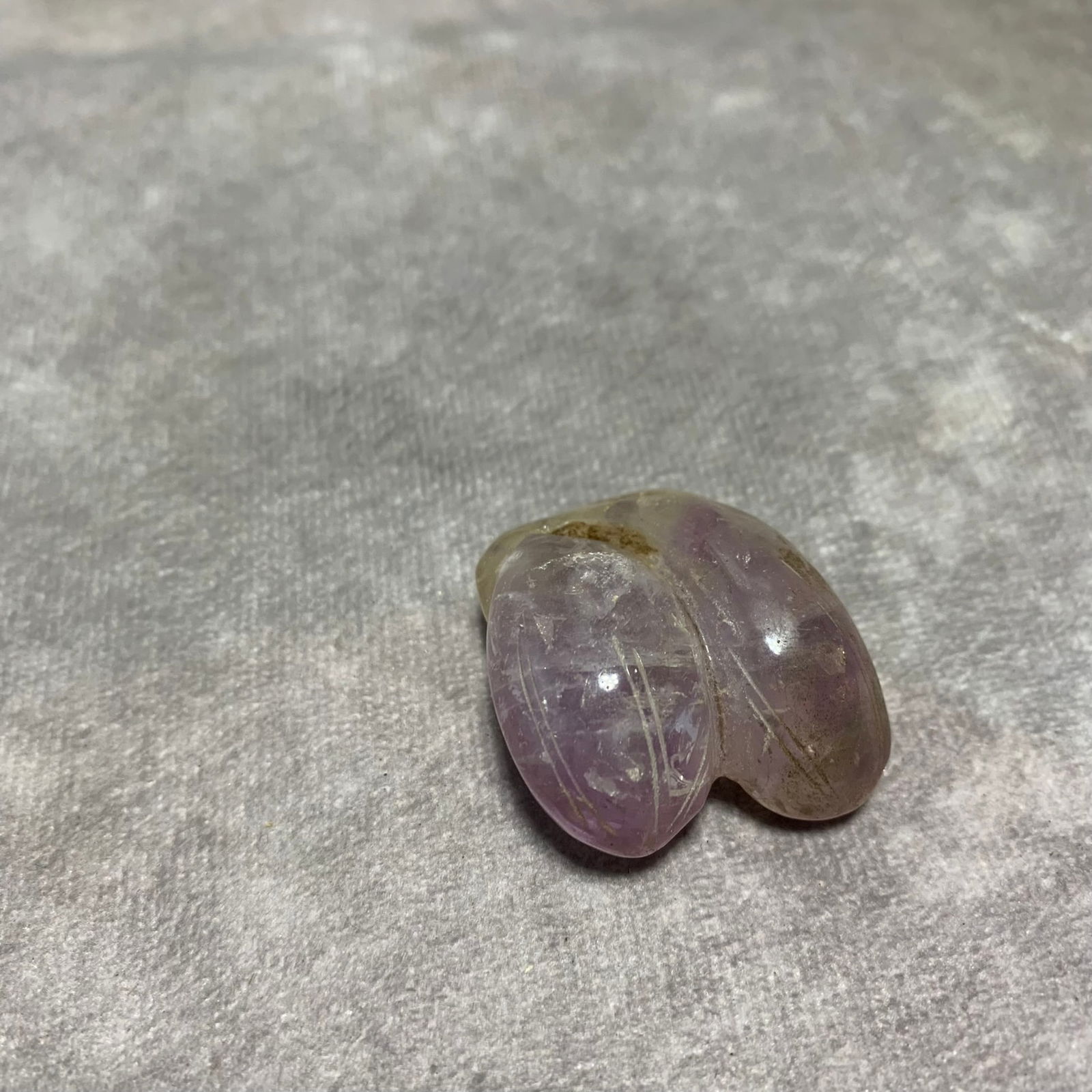 AMETHYST PENDANT WITH DOUBLE MELON DESIGN - 4