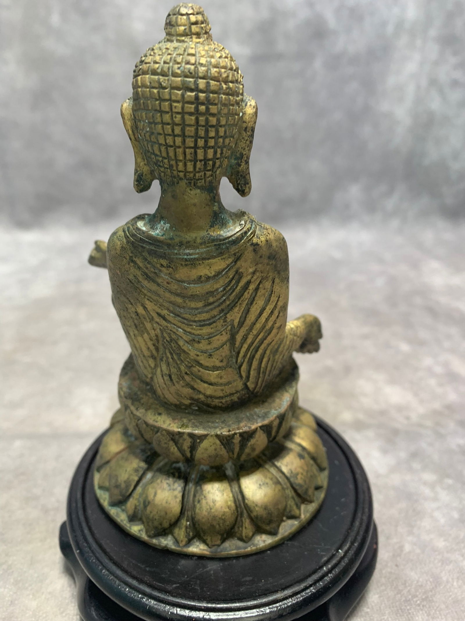 A FINE BRONZE BUDDHA STATUE - 4