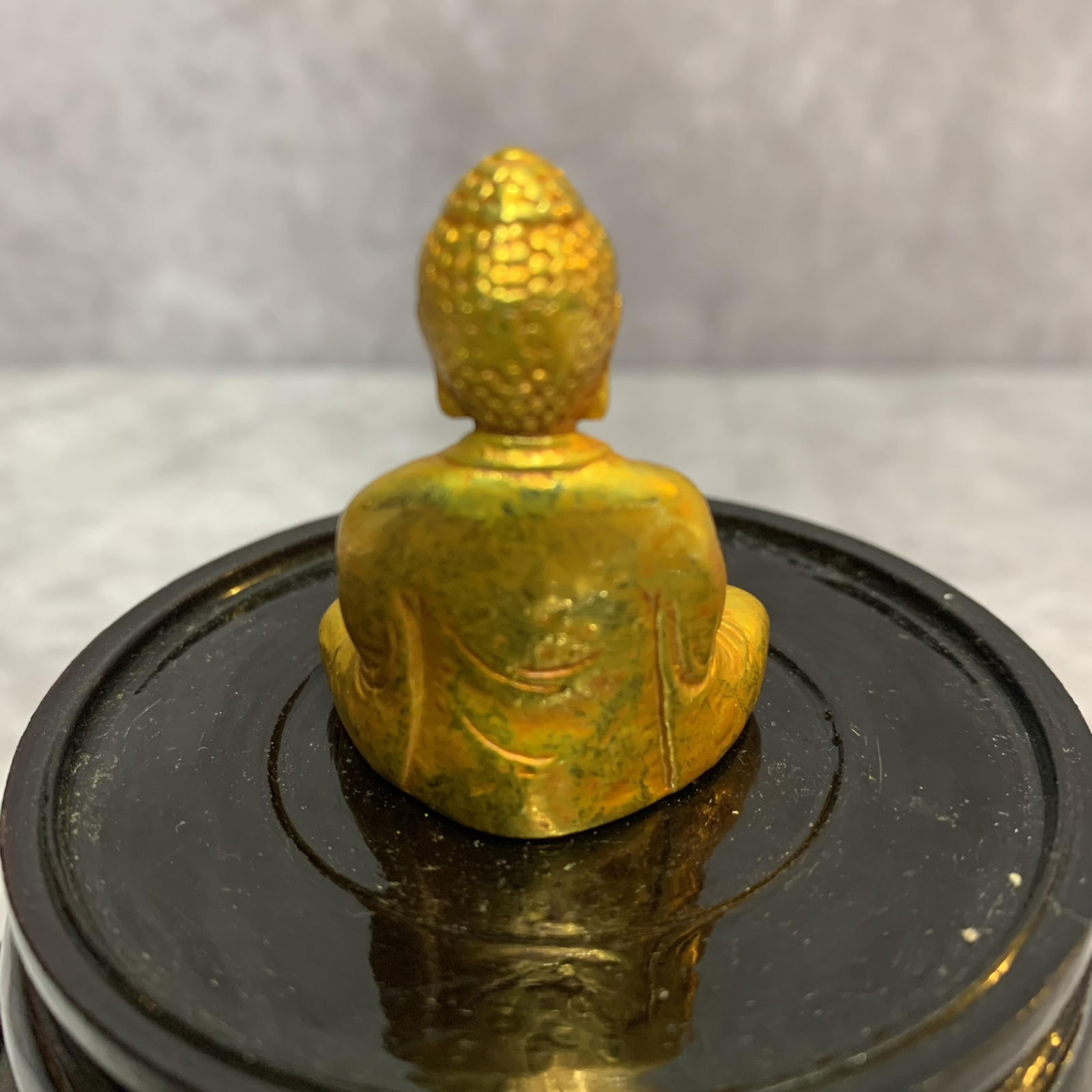 A FINE SMALL BRONZE BUDDHA STATUE - 3