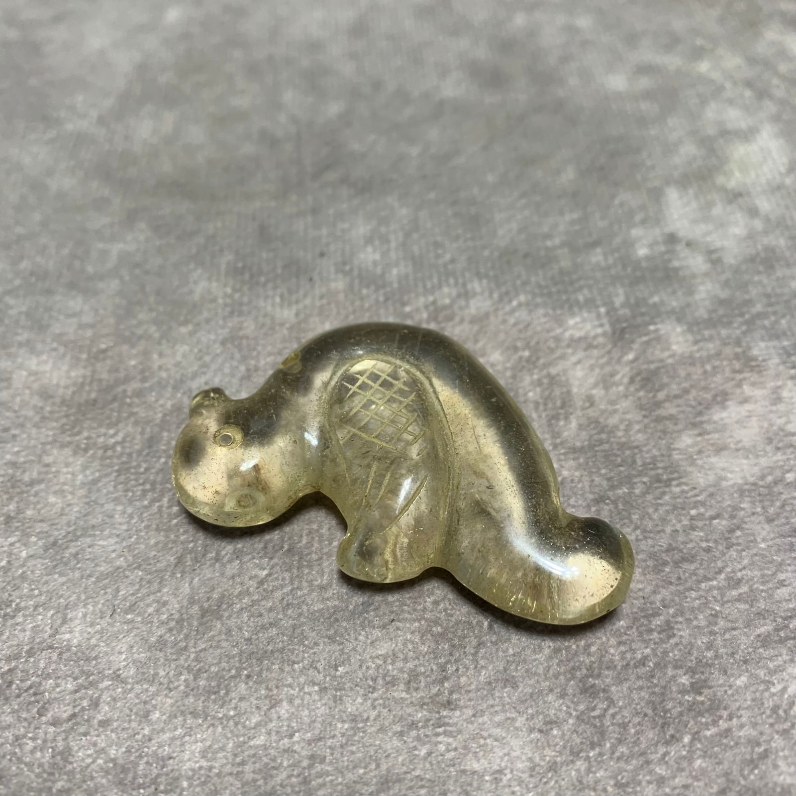 QING DYNASTY CRYSTAL PENDANT WITH BIRD PATTERN - 3