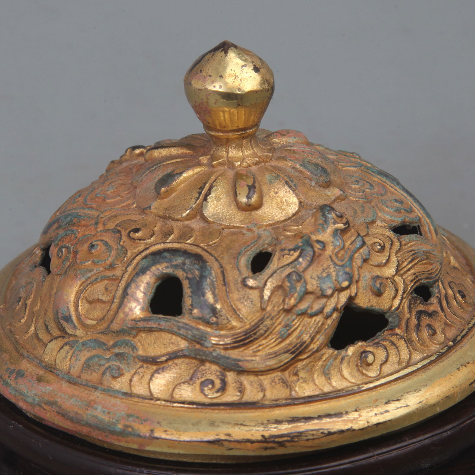 DRAGON PATTERN BEAST-FOOTED INCENSE BURNER - 5