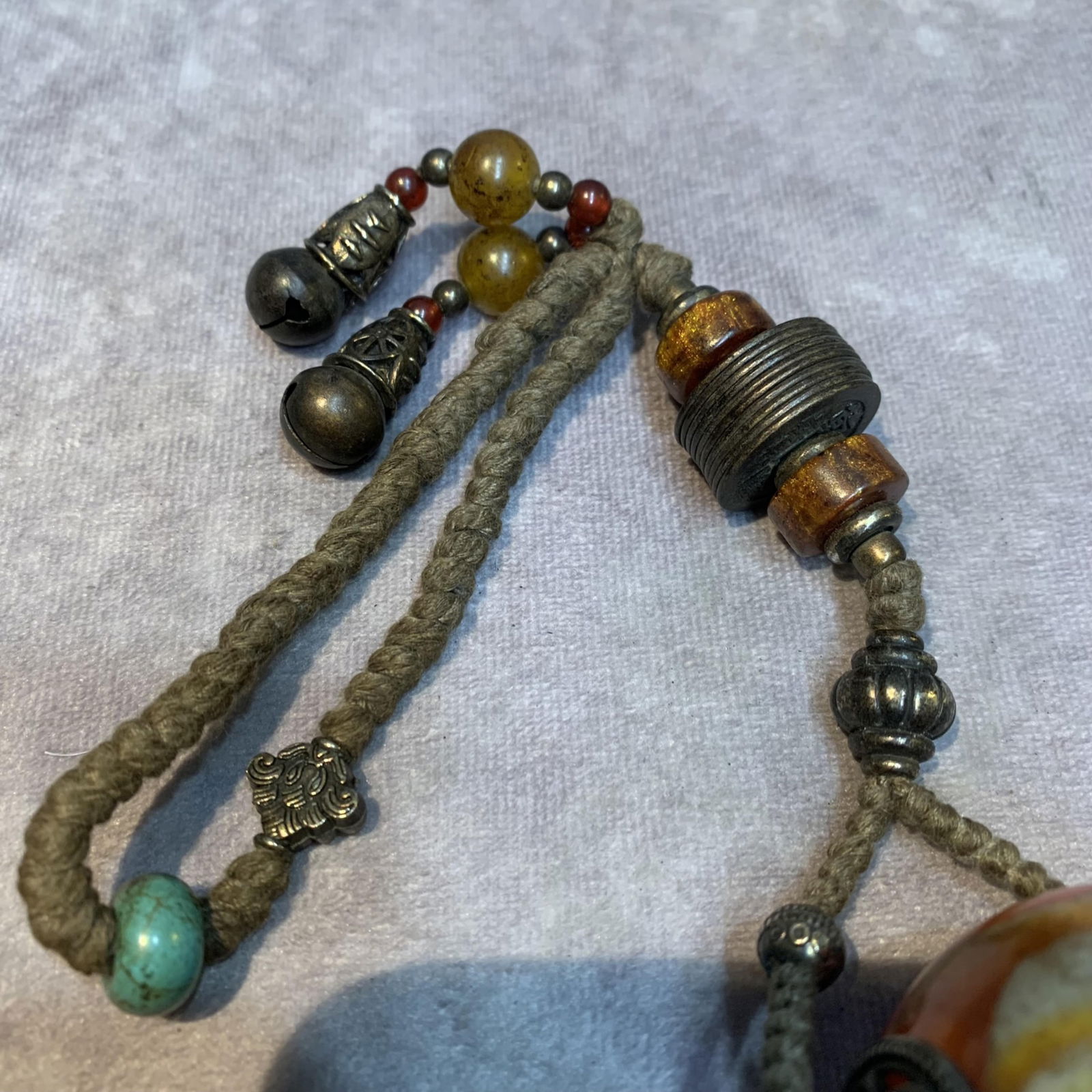 A FINE BEESWAX MADE PENDANT - 3