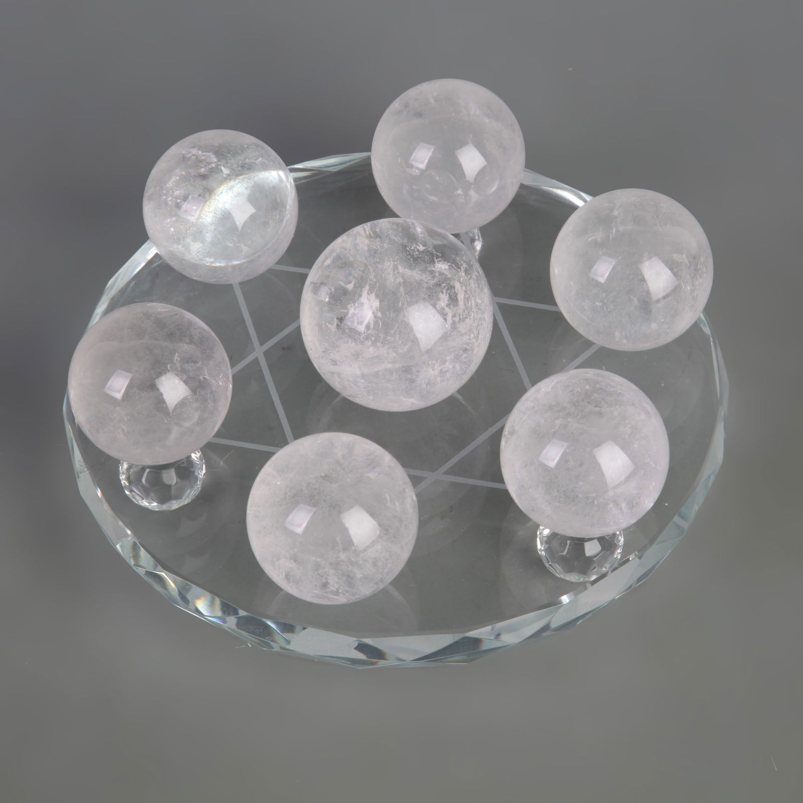 WHITE CRYSTAL SEVEN-STAR ARRAY SET - 2