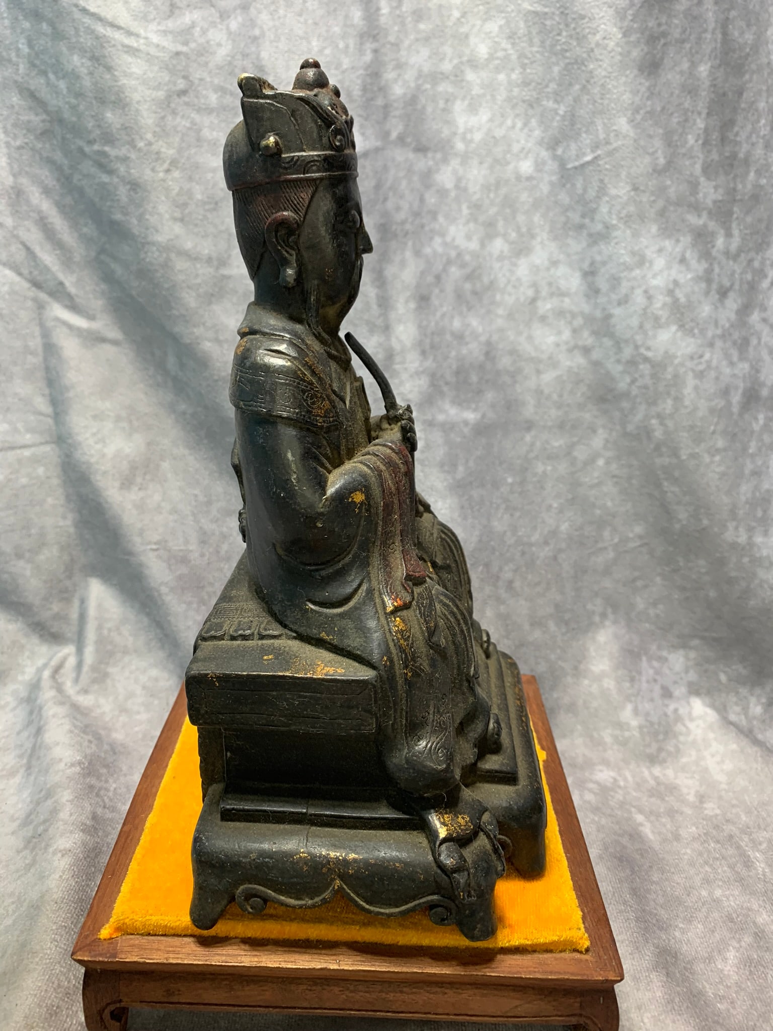 GILDED BRONZE IMMORTAL STATUE - 2