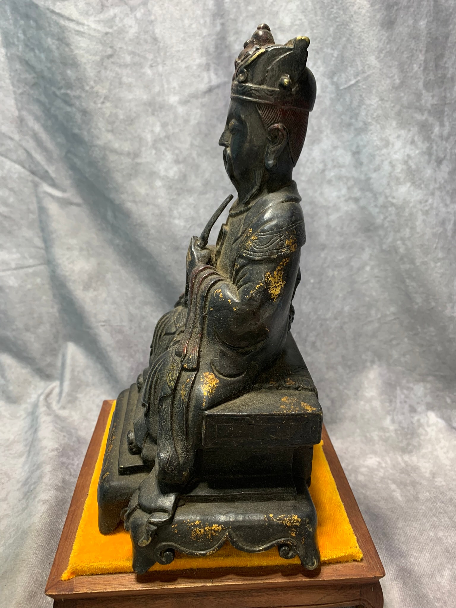 GILDED BRONZE IMMORTAL STATUE - 4