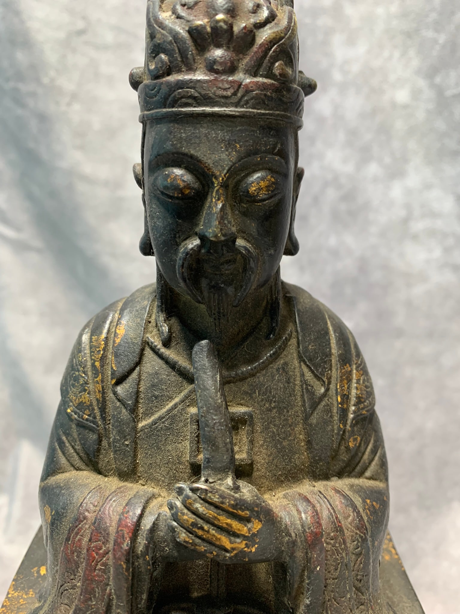 GILDED BRONZE IMMORTAL STATUE - 6