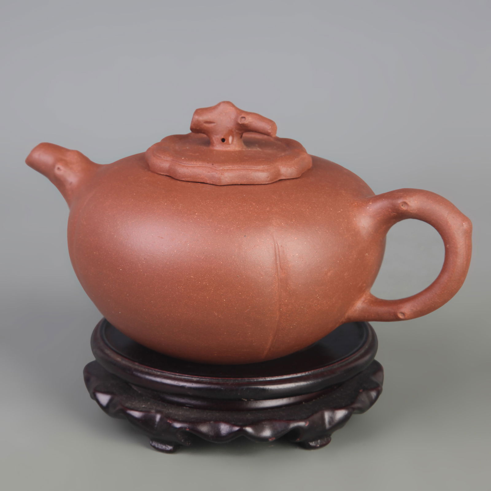 PERSIMMON FRUIT STYLE YIXING TEAPOT - 2