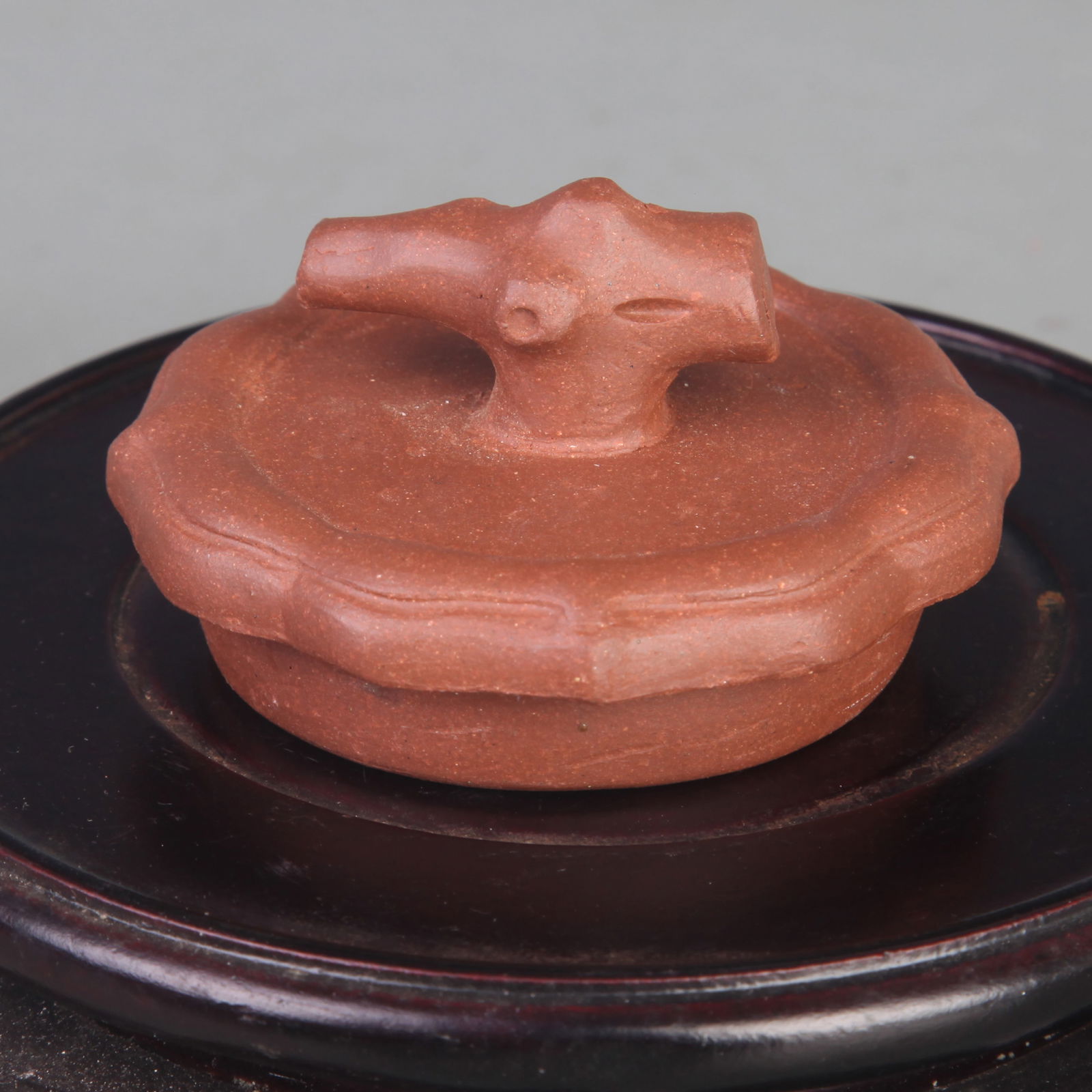 PERSIMMON FRUIT STYLE YIXING TEAPOT - 7