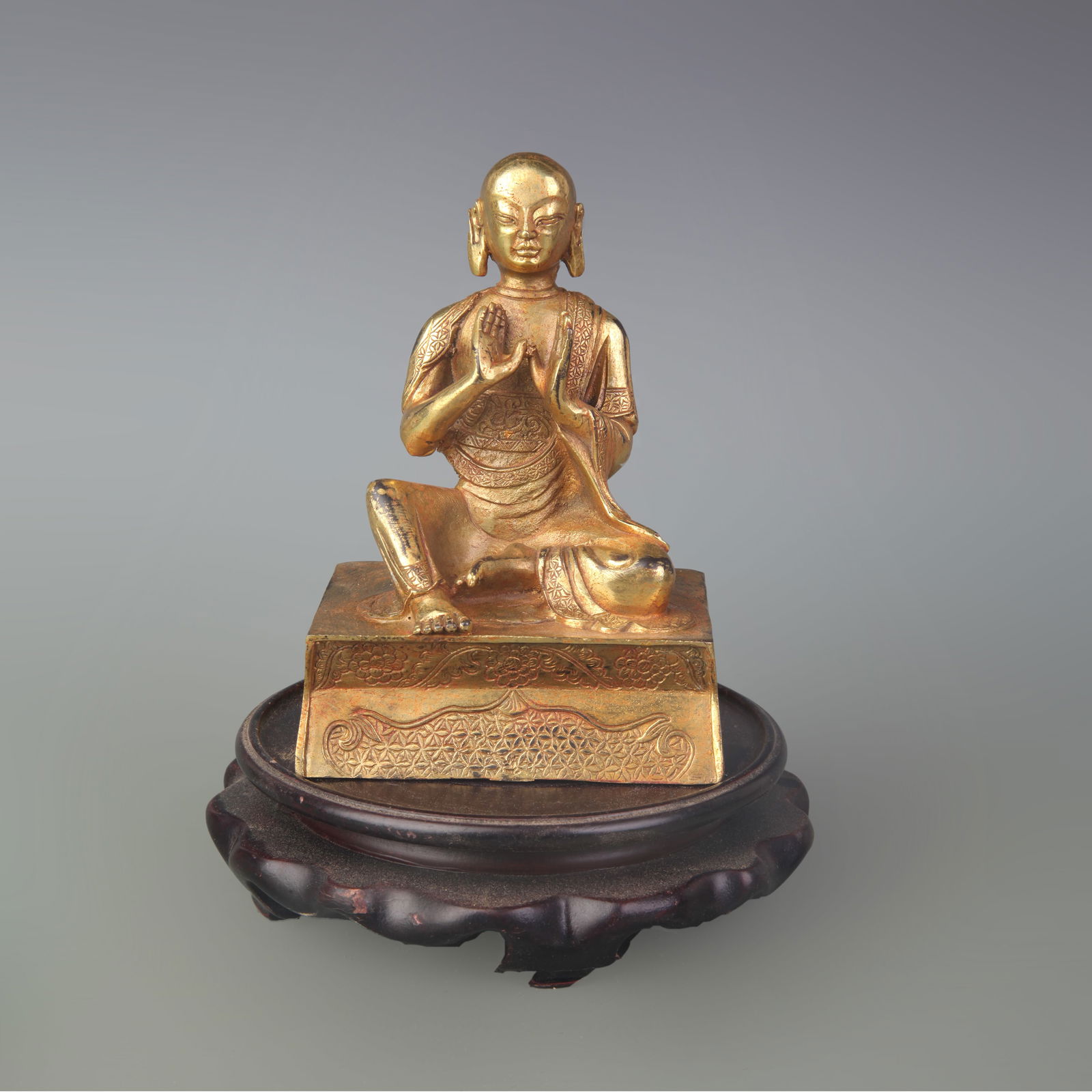 SQUARE SEATED BUDDHA STATUE (1 of 5)