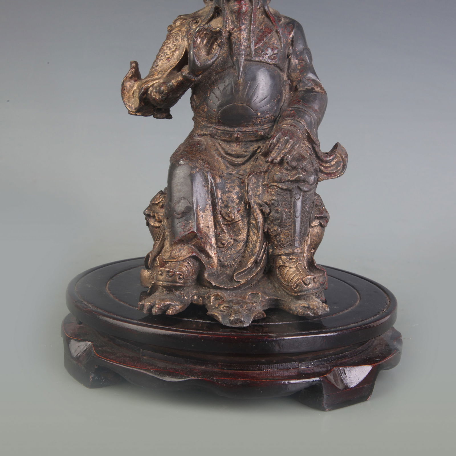 A FINE BRONZE BUDDHA STATUE - 3