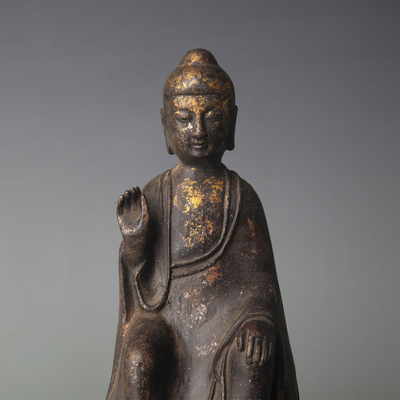 A FINE BRONZE BUDDHA STATUE - 2