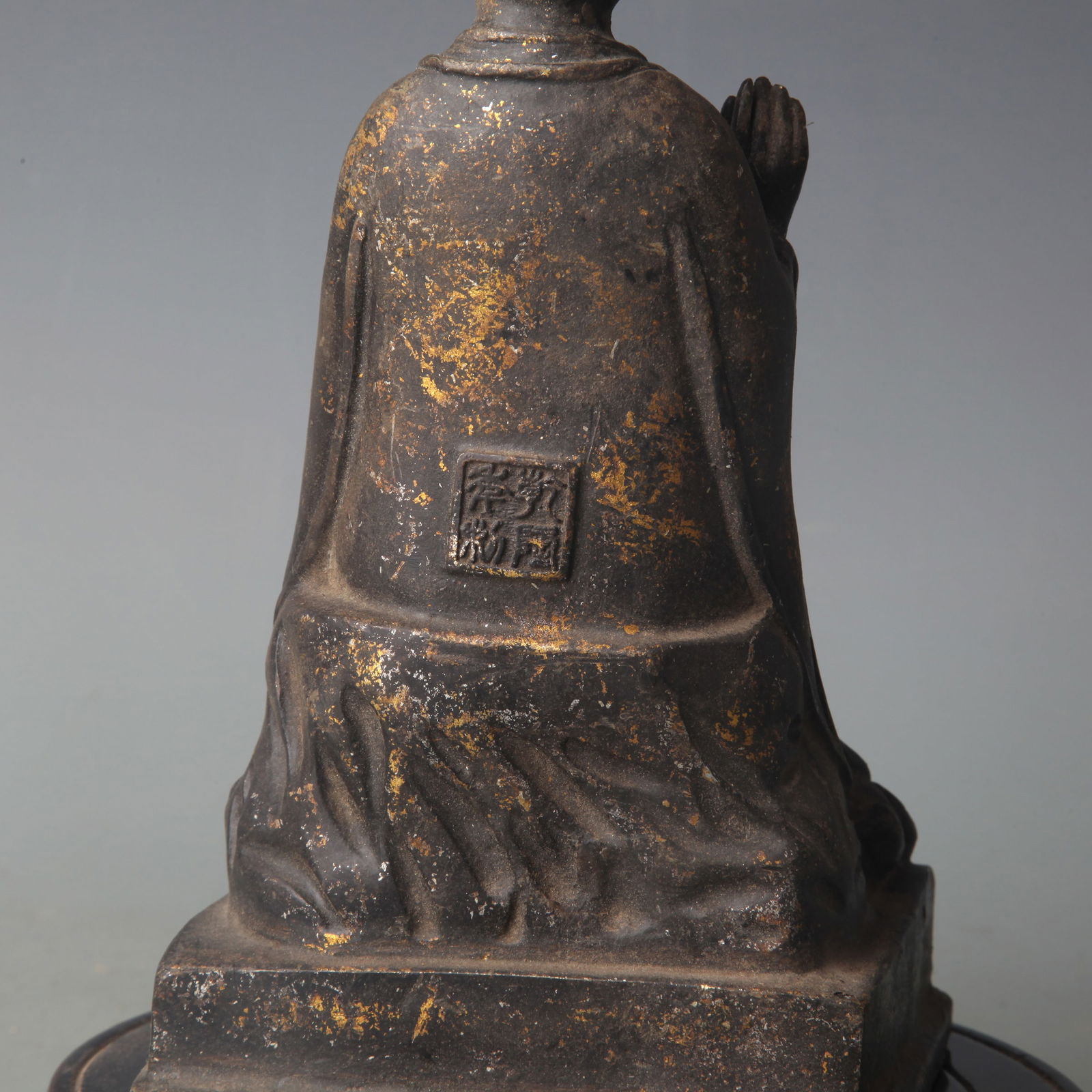 A FINE BRONZE BUDDHA STATUE - 5