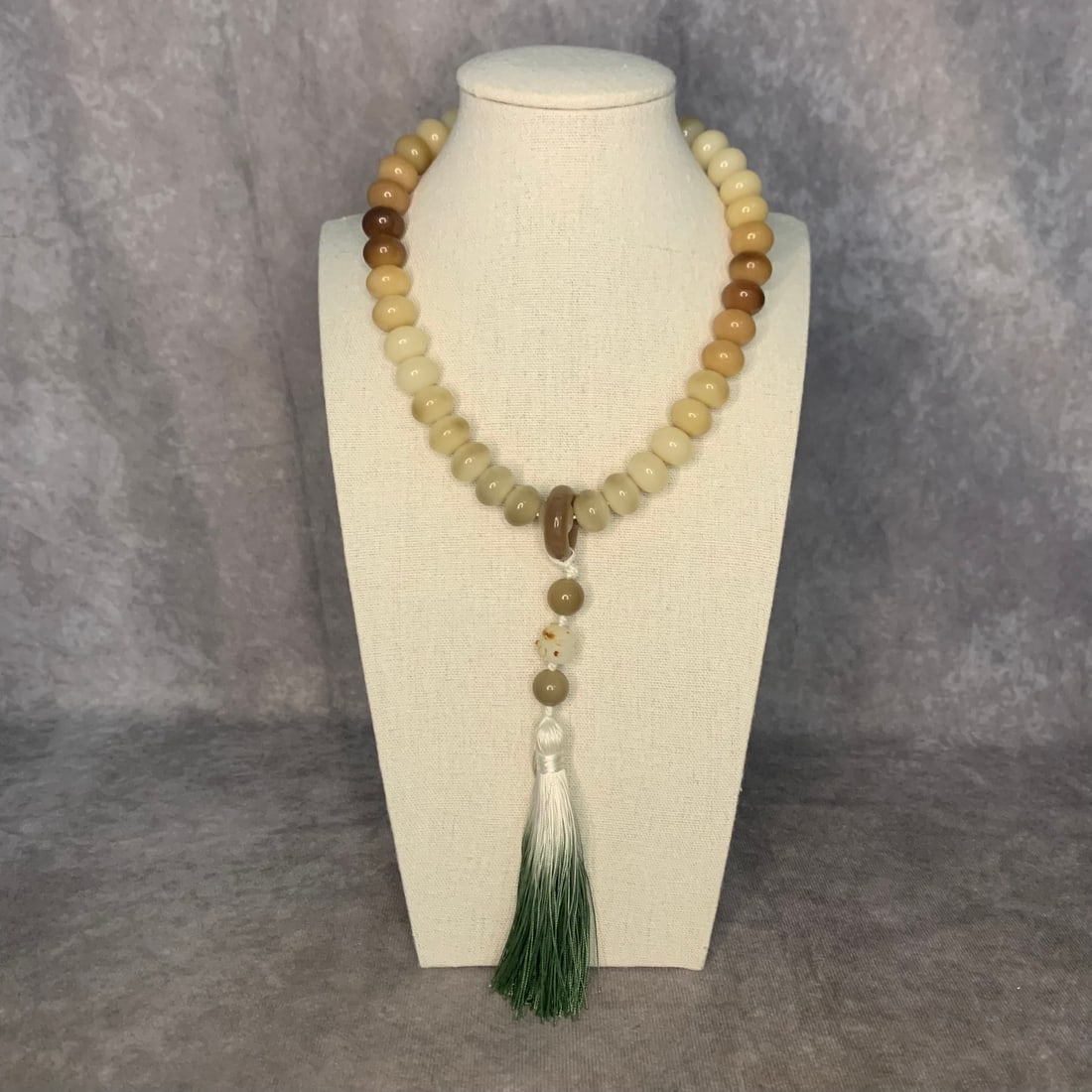 GLASS MADE HOTEI (LAUGHING BUDDHA) ORNAMENT: 20th Century; Long: 8.3 inch; Width: 2.7 inch; High: 4.6 inch