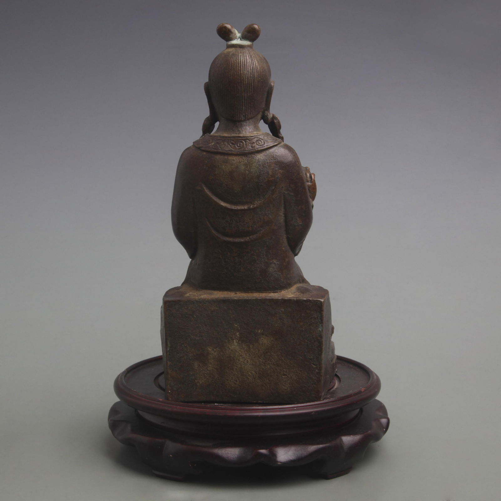 A FINE BRONZE BUDDHA STATUE - 2