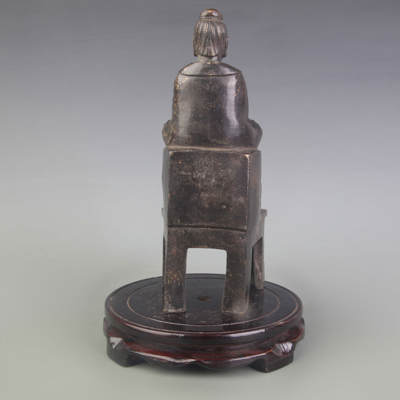 A FINE BRONZE BUDDHA STATUE - 4