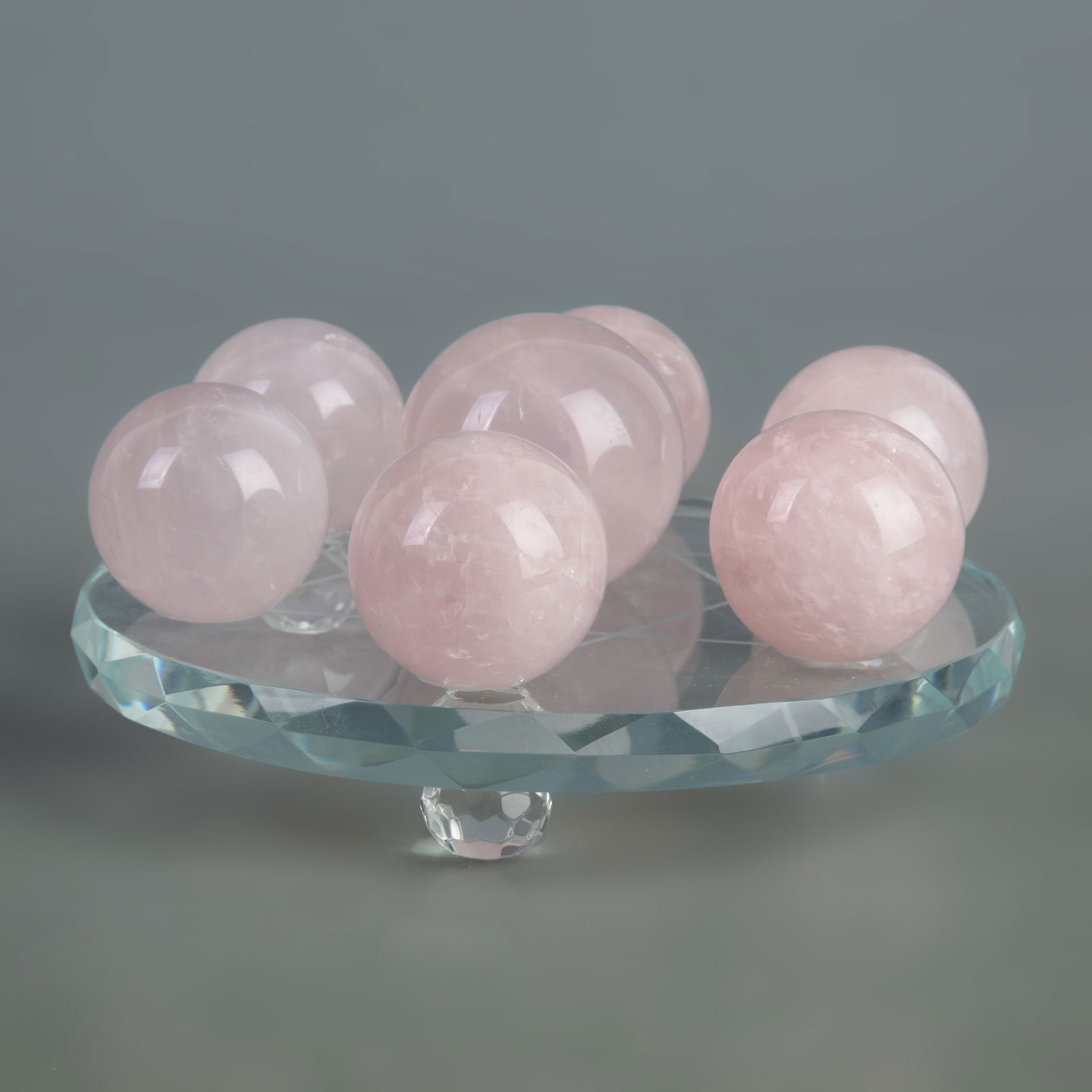 ROSE QUARTZ BALL AND SEVEN-STAR ARRAY - 4