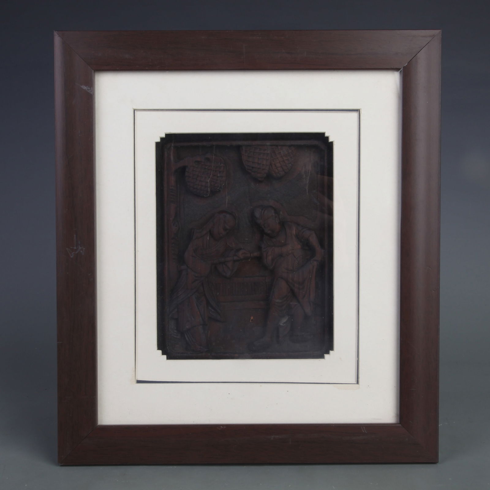 A FINE WOOD CARVE DECORATION (1 of 5)