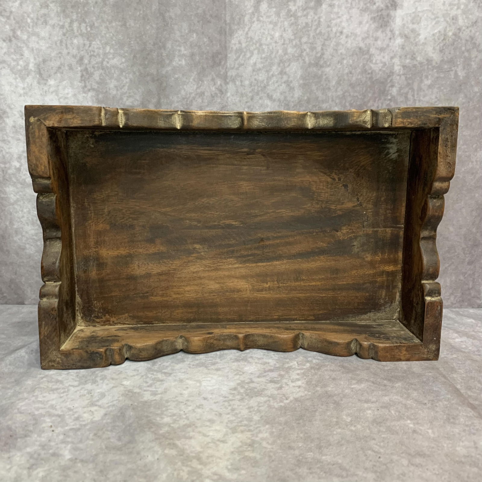 A FINE BOXWOOD MADE SMALL TABLE INLAY WITH SHELL - 6