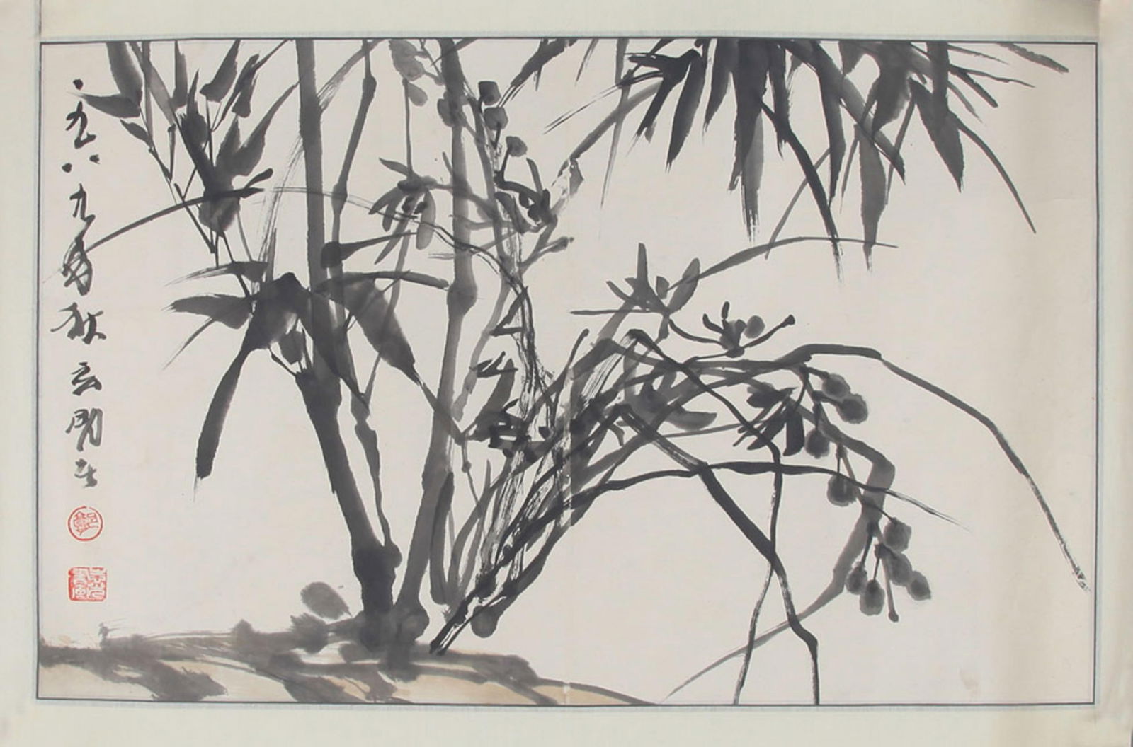 ZHANG WEI ZHUANG, CHINESE PAINTING ATTRIBUTED TO: Contemporary; High: 38.2 inch Width: 20.7 inch