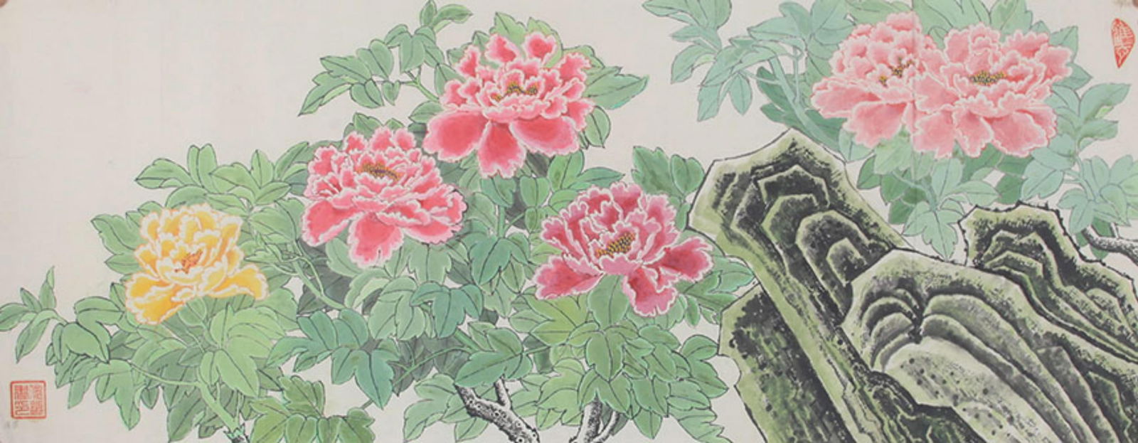 JUN RONG, CHINESE PAINTING ATTRIBUTED TO (1 of 4)