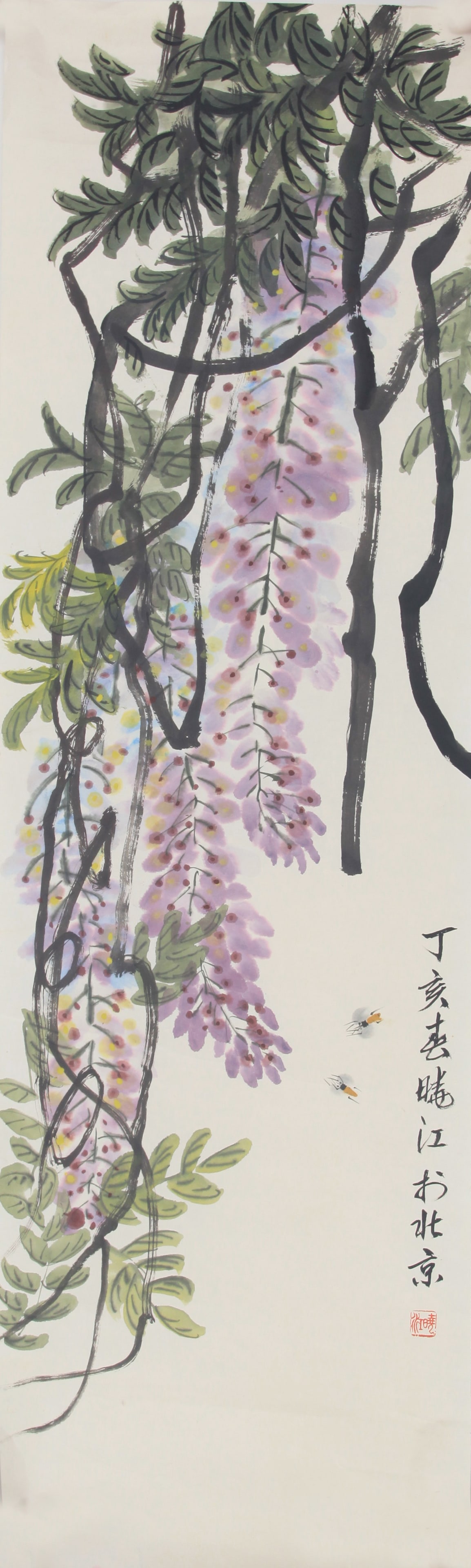 CHEN XIAO JIANG, CHINESE PAINTING ATTRIBUTED TO: High: 43.00 inch; Width:13.00 inch