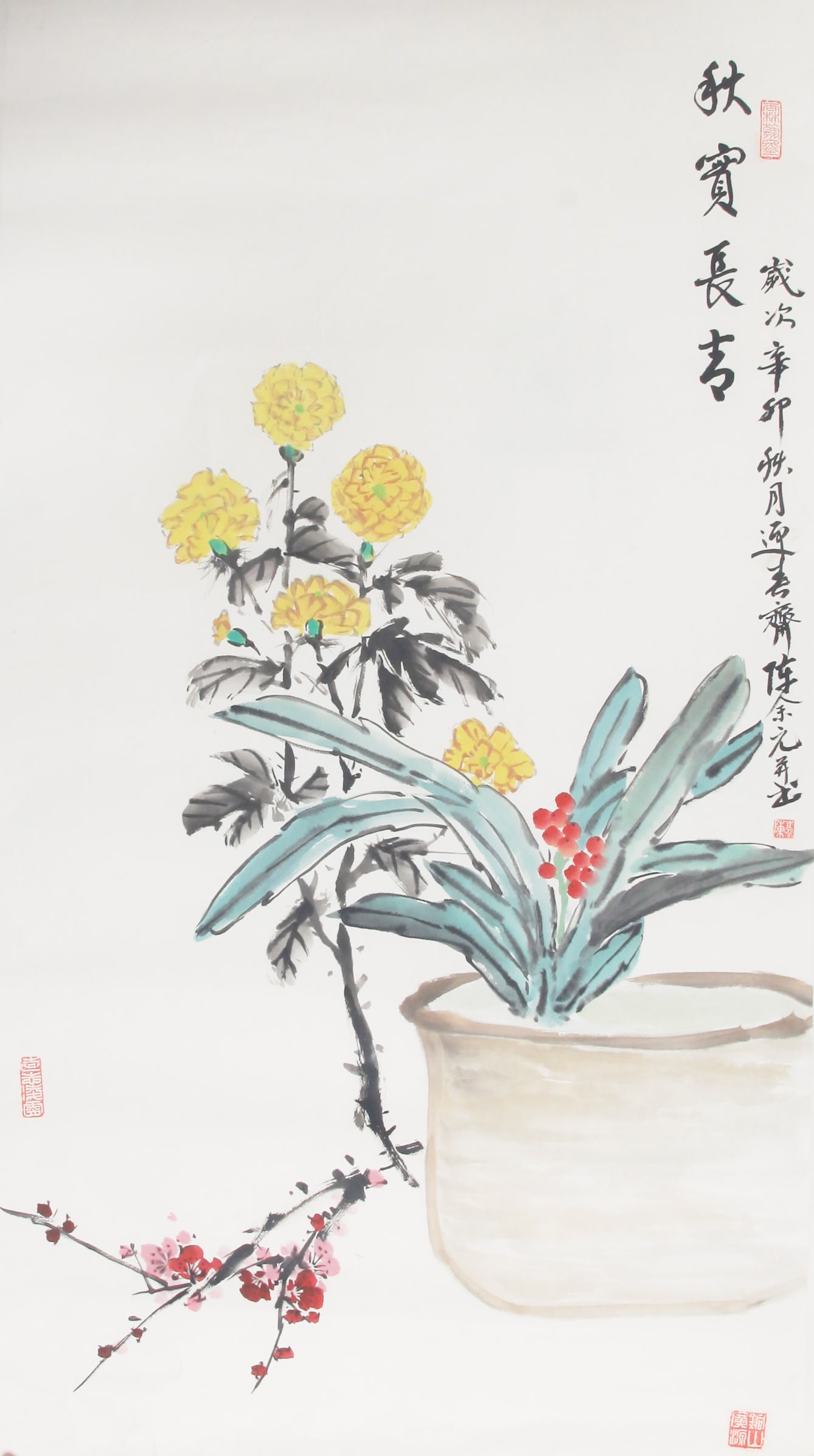 CHEN HAO, CHINESE PAINTING ATTRIBUTED TO: High: 39.00 inch; Width:21.00 inch