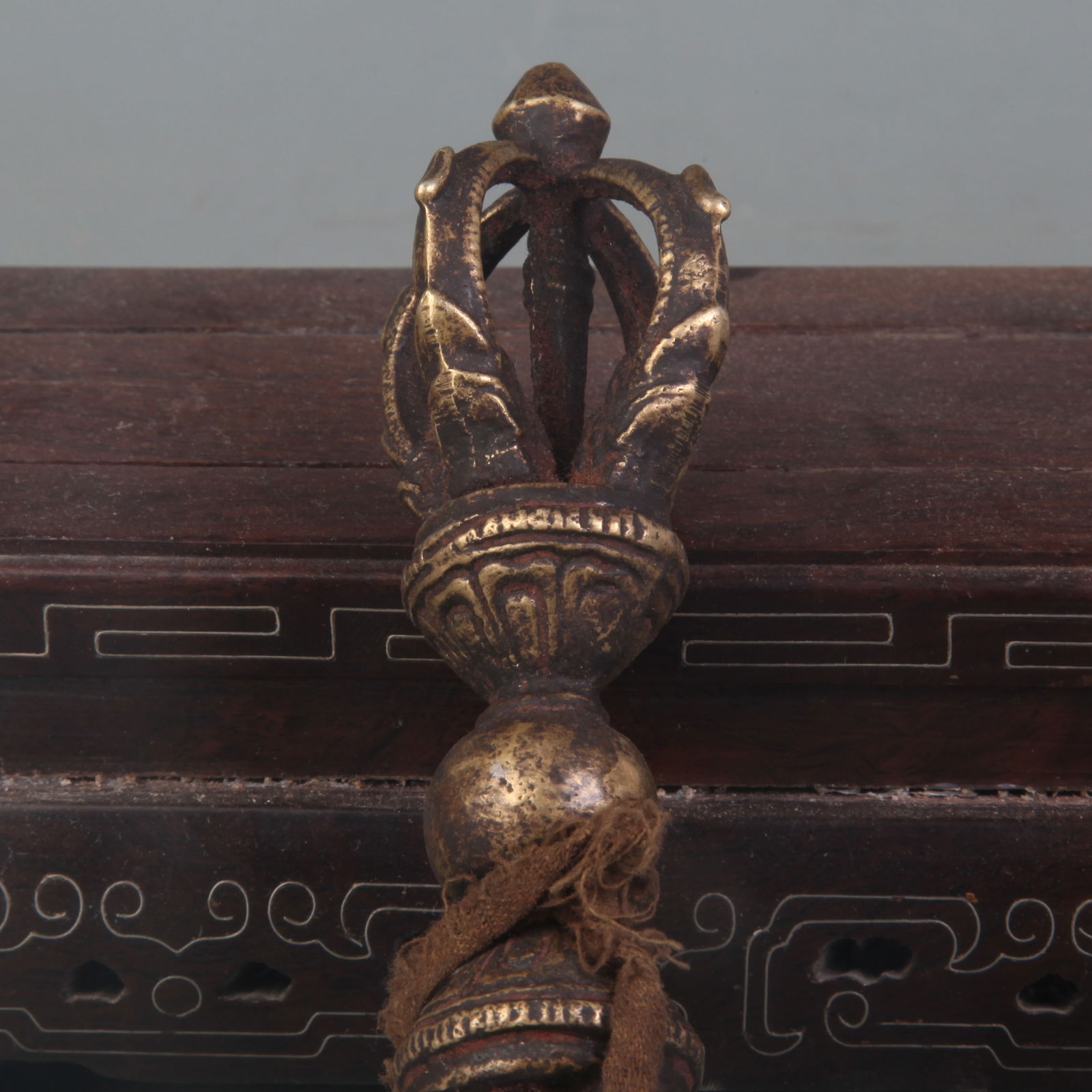 SMALL TIBETAN BUDDHIST RITUAL INSTRUMENTS (1 PAIR) - 9