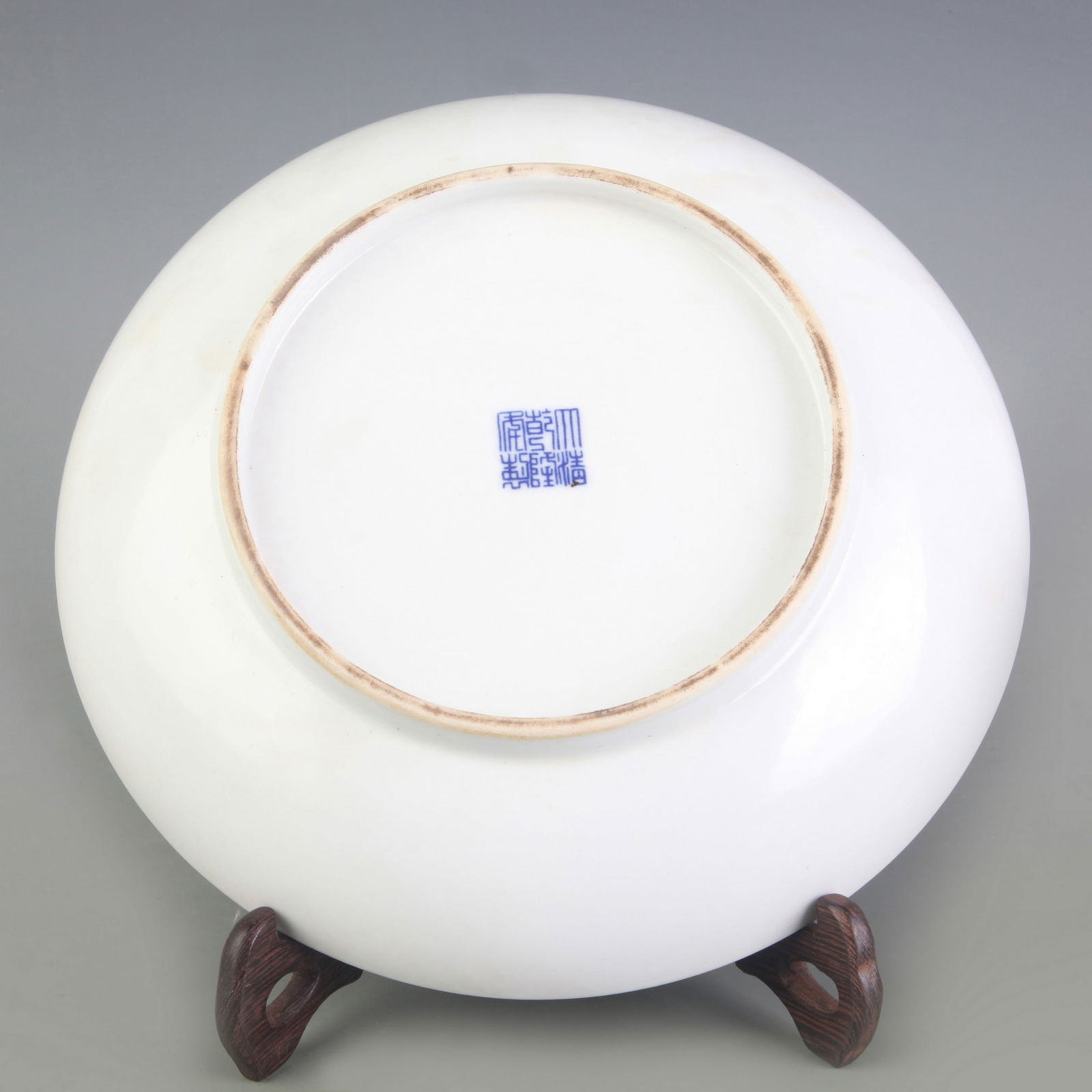 FAMILLE ROSE FIGURE PATTERN PLATE - 4