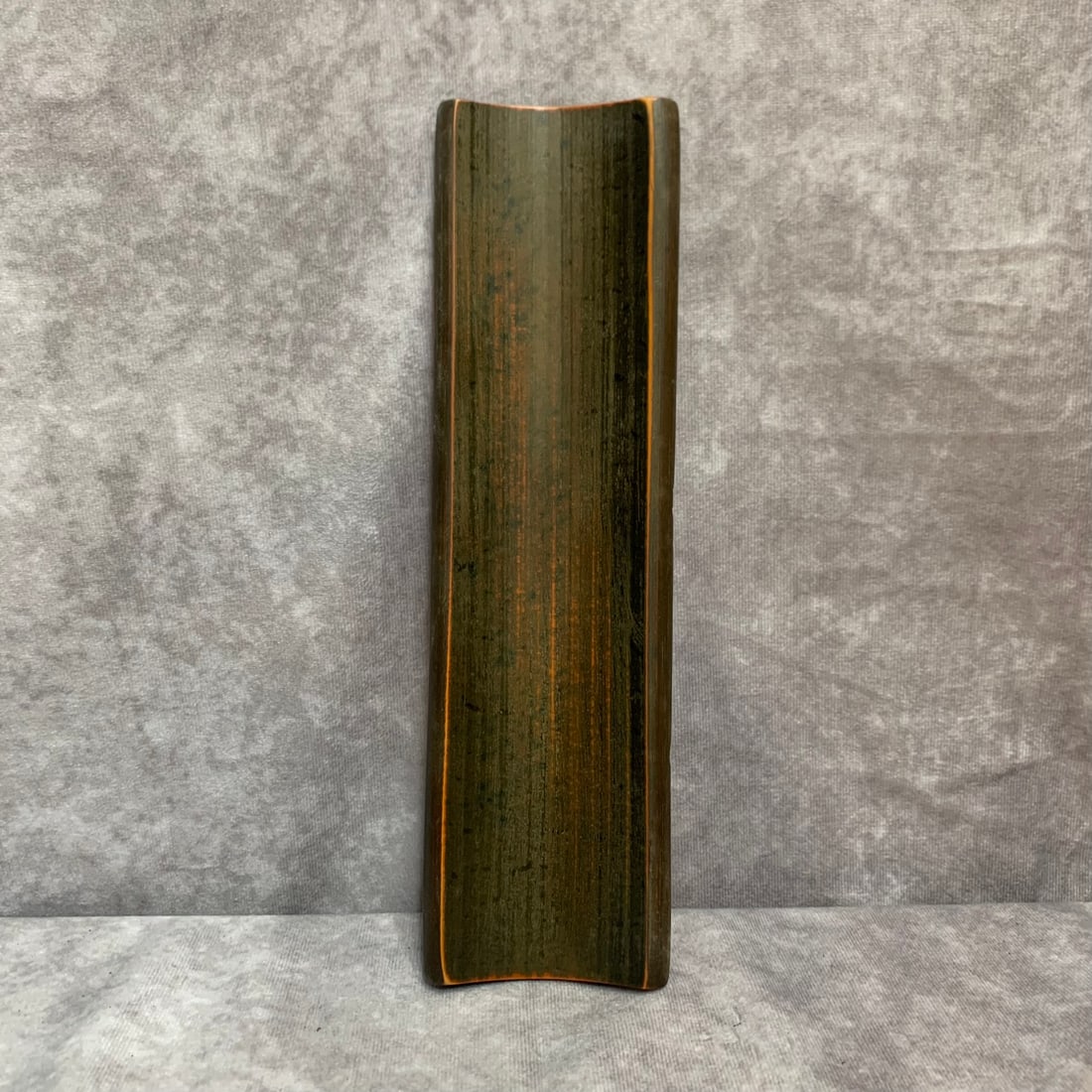 A FINE LOTUS FLOWER PATTERN BAMBOO ARMREST - 3