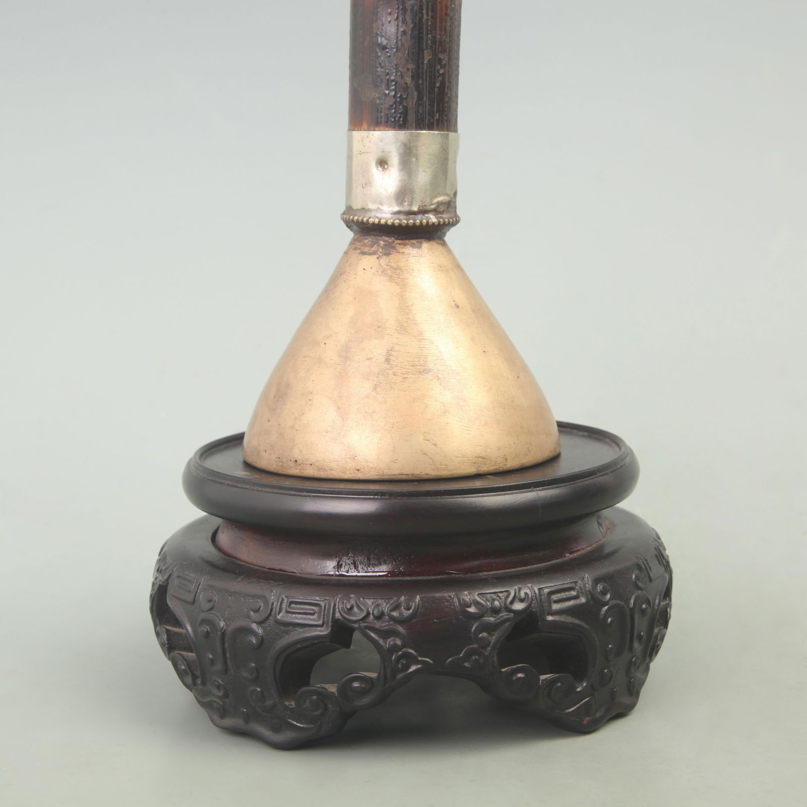 A FINE TIBETAN BUDDHISM INSTRUMENTS MOLD - 3