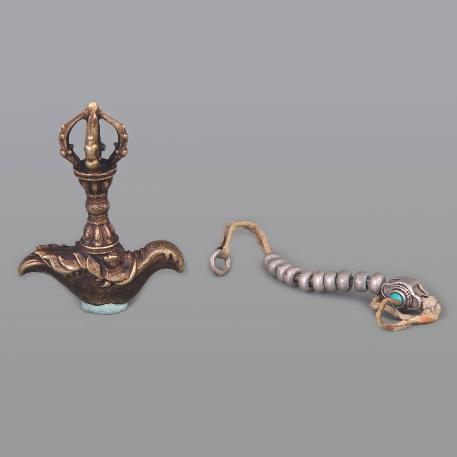 GROUP OF TIBETAN BUDDHISM INSTRUMENTS PHURBA - 3