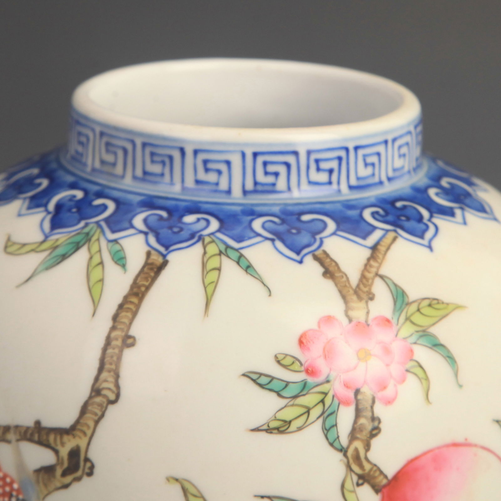 ENAMEL COLOR FLOWER PATTERN GENERAL STYLE VASE - 3