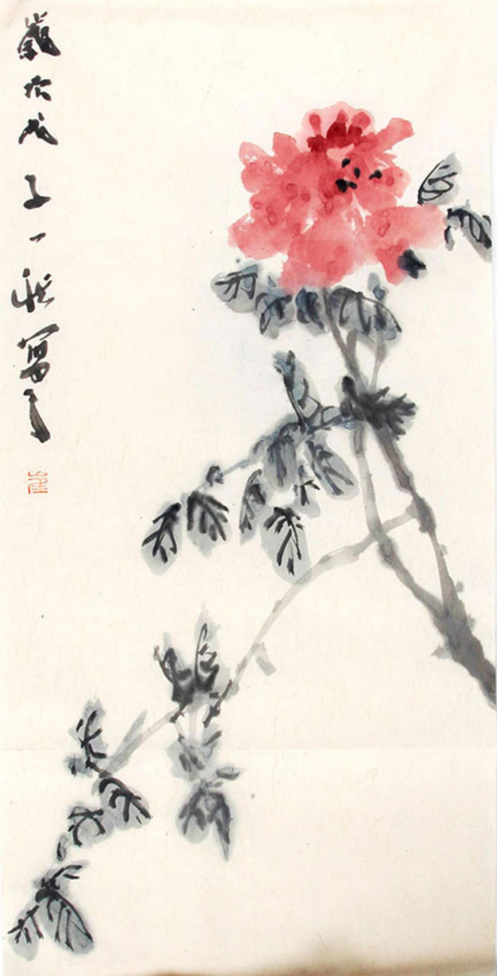 CHINESE PAINTING, ATTRIBUTED TO CUI JIAN LI: Contemporary,Width: 13.00 inch; High:27.00 inch