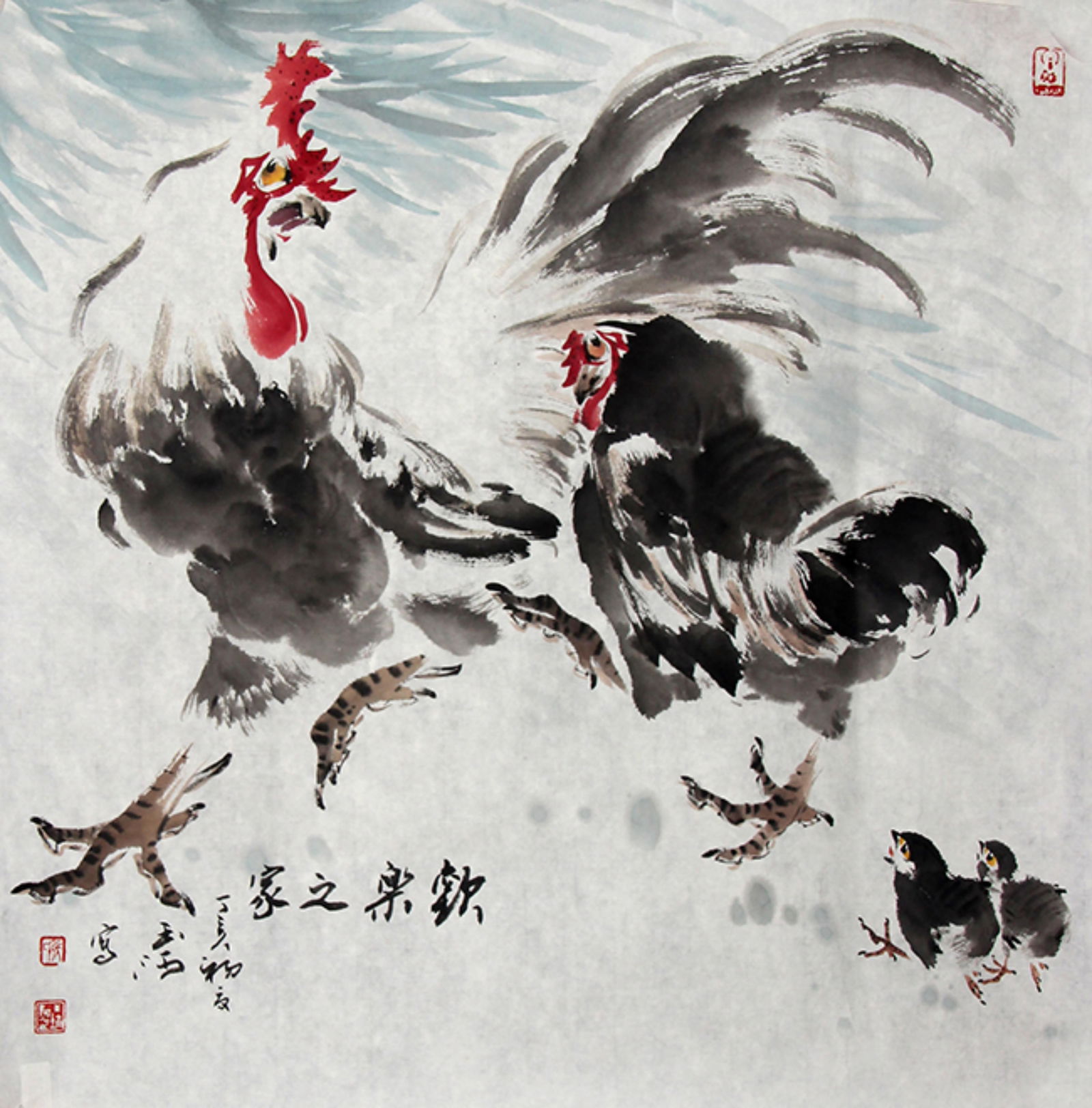 CHINESE PAINTING ATTRIBUTED TO ZHANG YU HE (1 of 3)