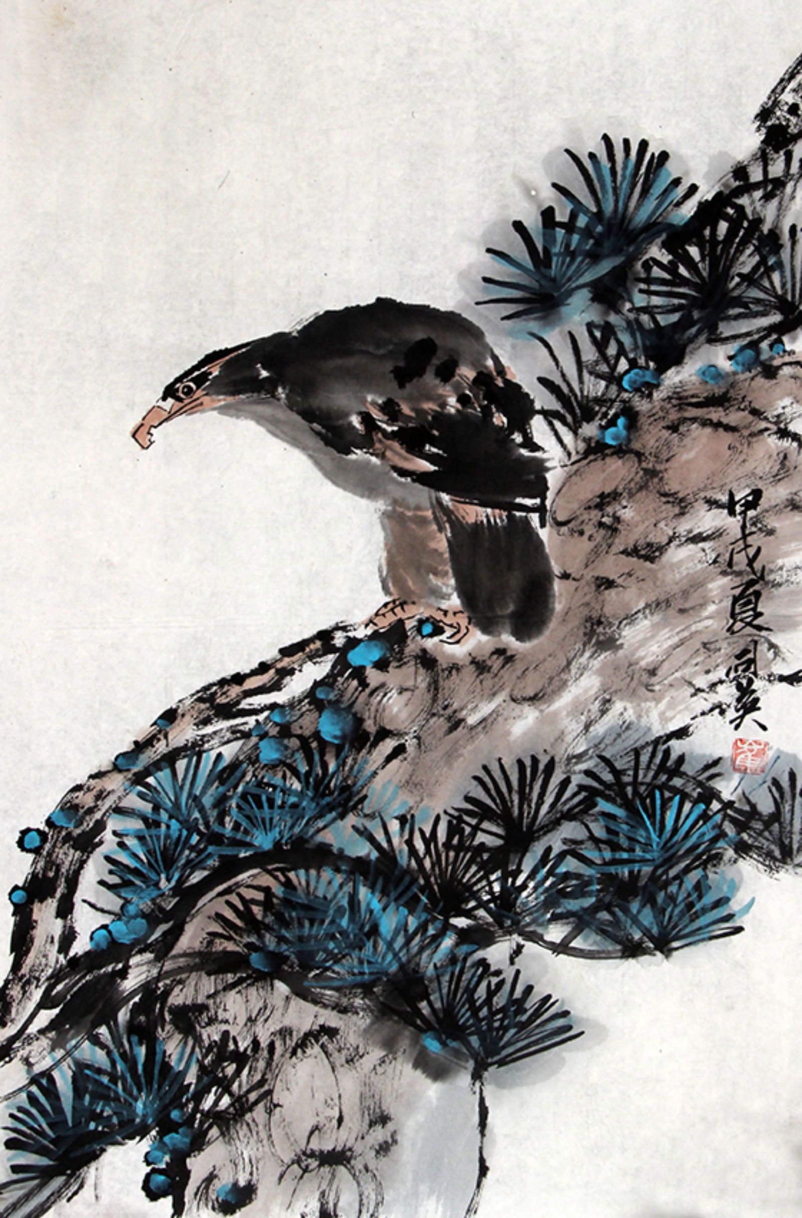 CHINESE PAINTING ATTRIBUTED TO CUI TONG YING (1 of 3)