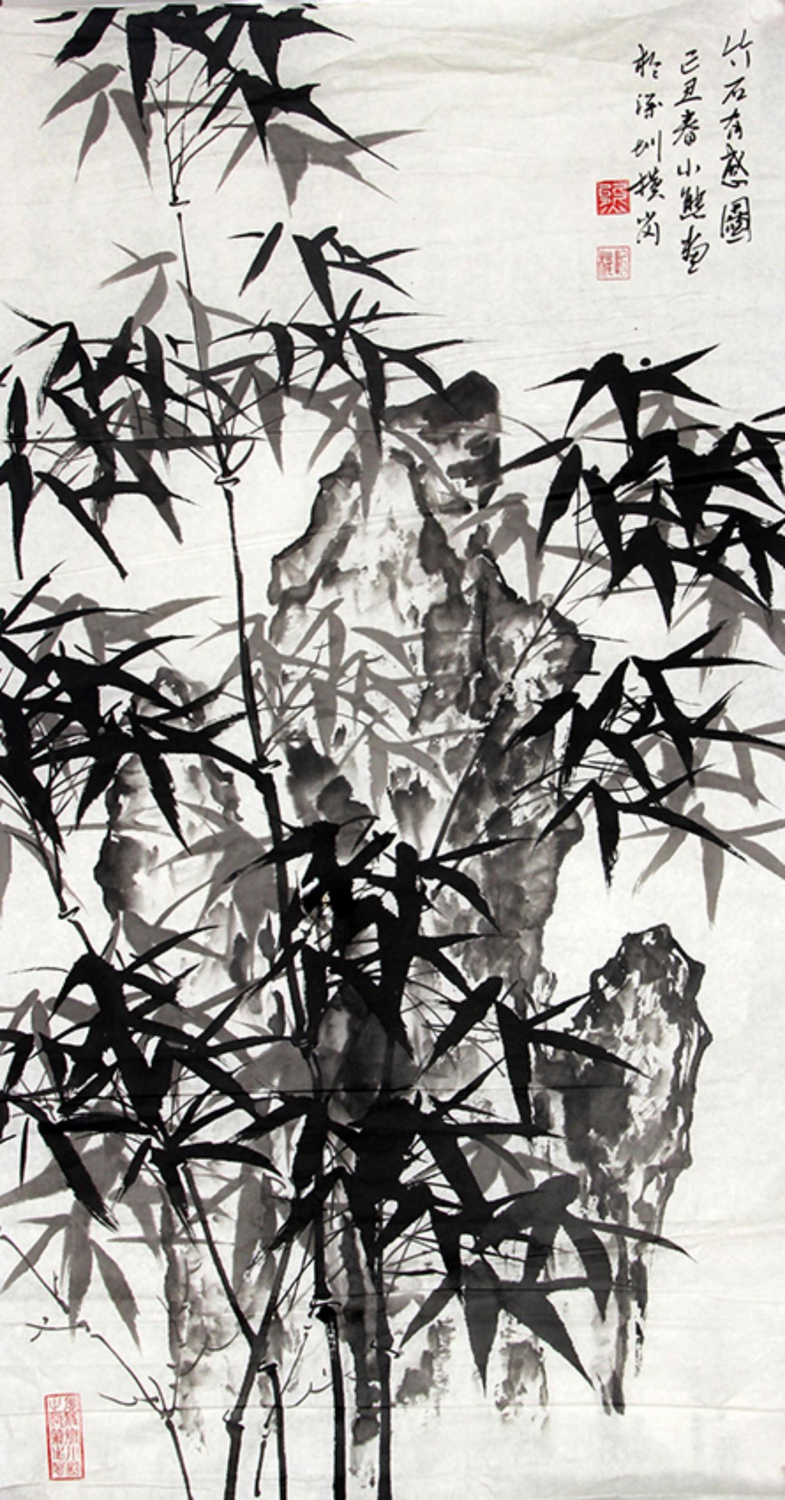 CHINESE PAINTING ATTRIBUTED TO XIONG YI QUAN: Contemporary, High: 39.0 inch; Width: 21.1 inch;