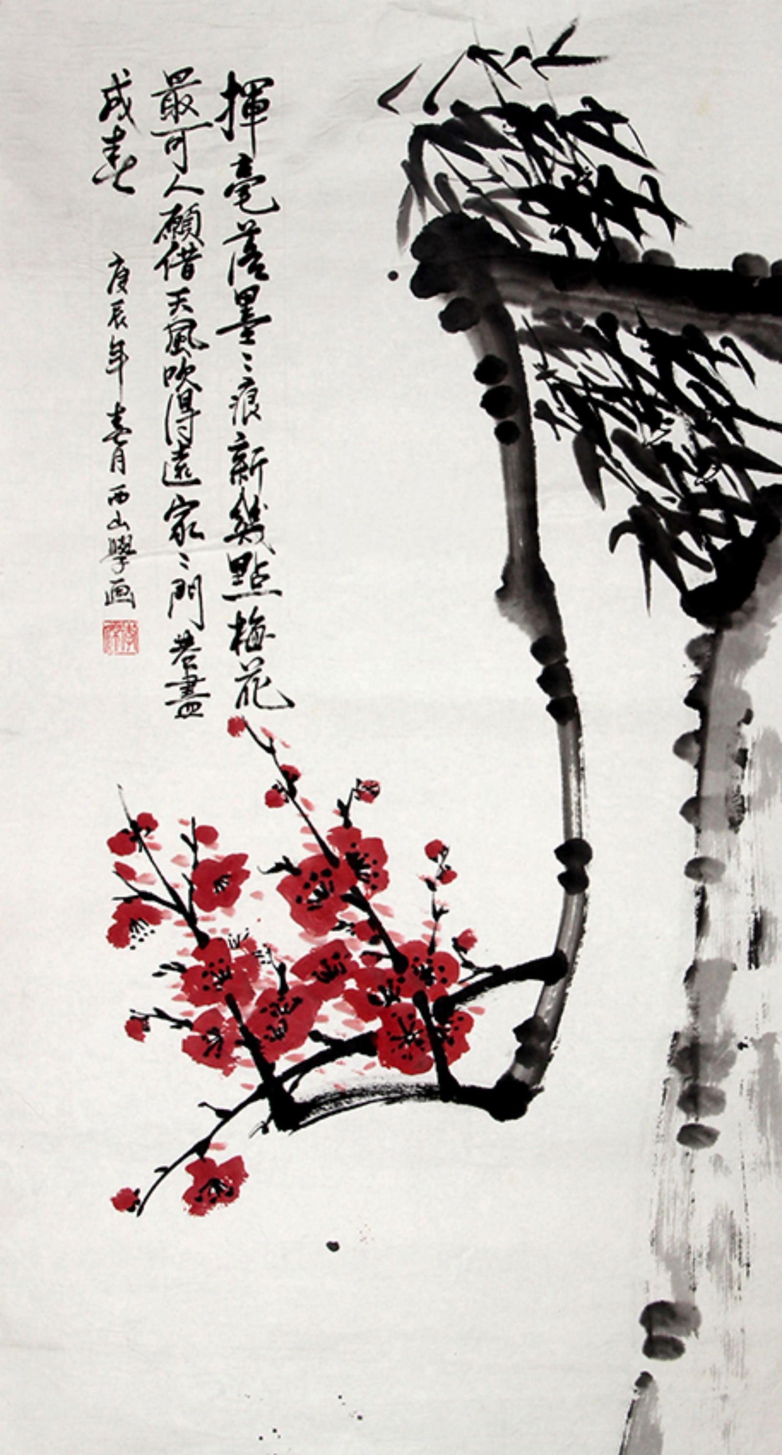 CHINESE PAINTING, ATTRIBUTED TO LI JIE: Contemporary, High: 37.4 inch;Width: 19.9 inch;