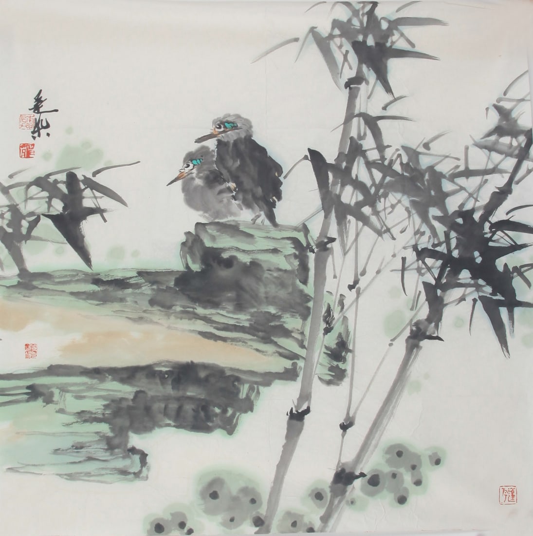 CHINESE PAINTING ATTRIBUTED TOLI MING SHENG: Contemporary, High:25.00in; Width: 25.00in
