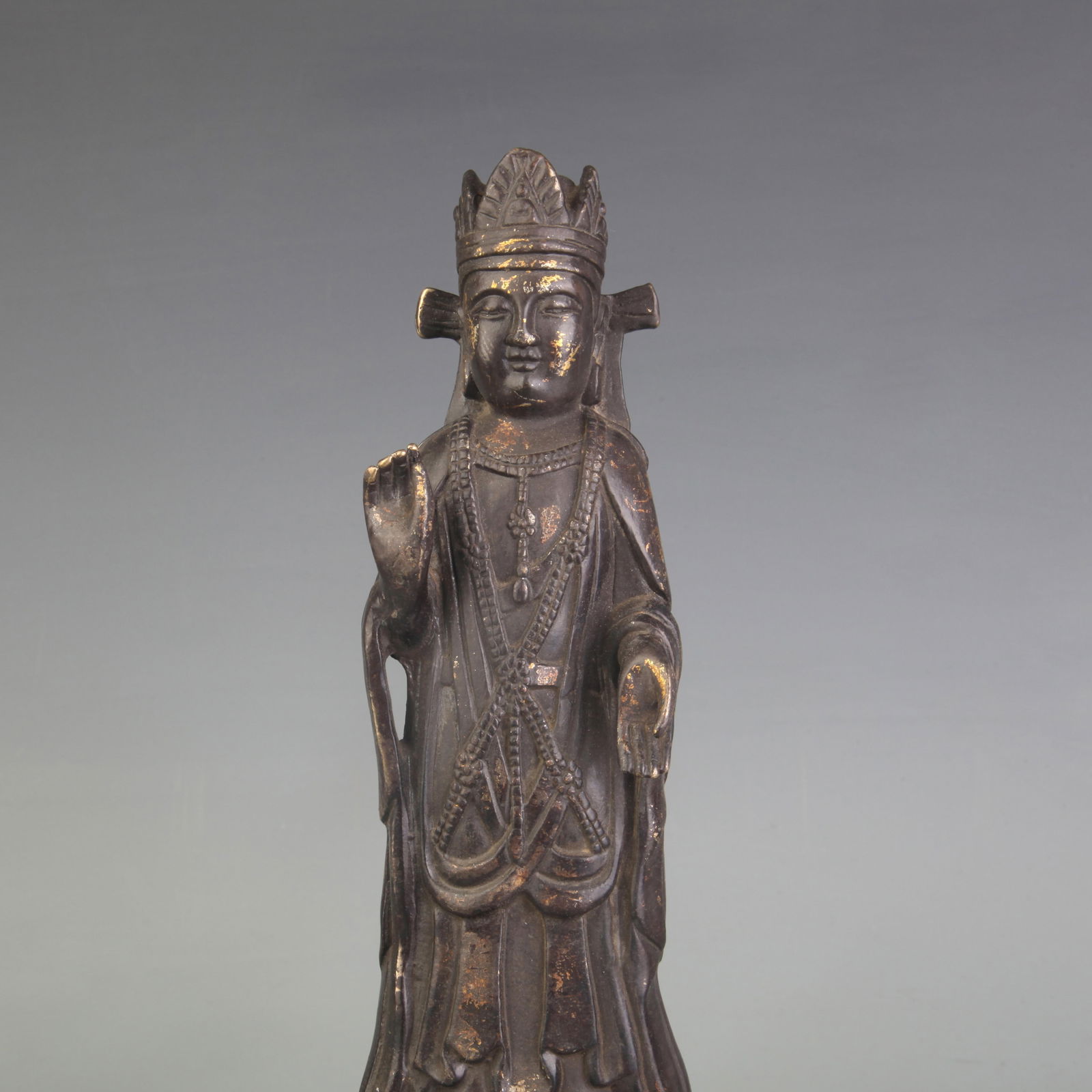A FINE BRONZE BUDDHA STATUE - 2