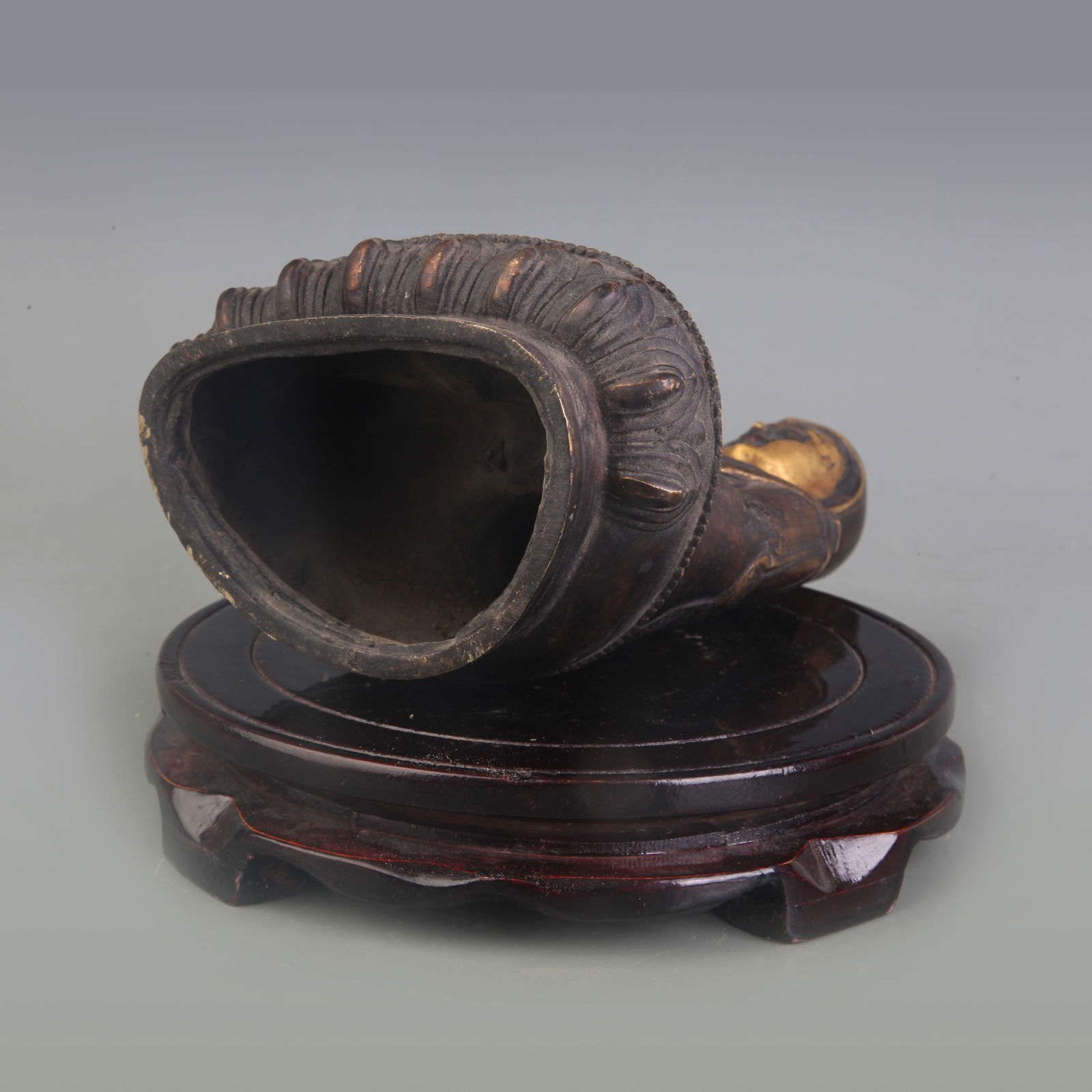 A FINE BRONZE BUDDHA STATUE - 5