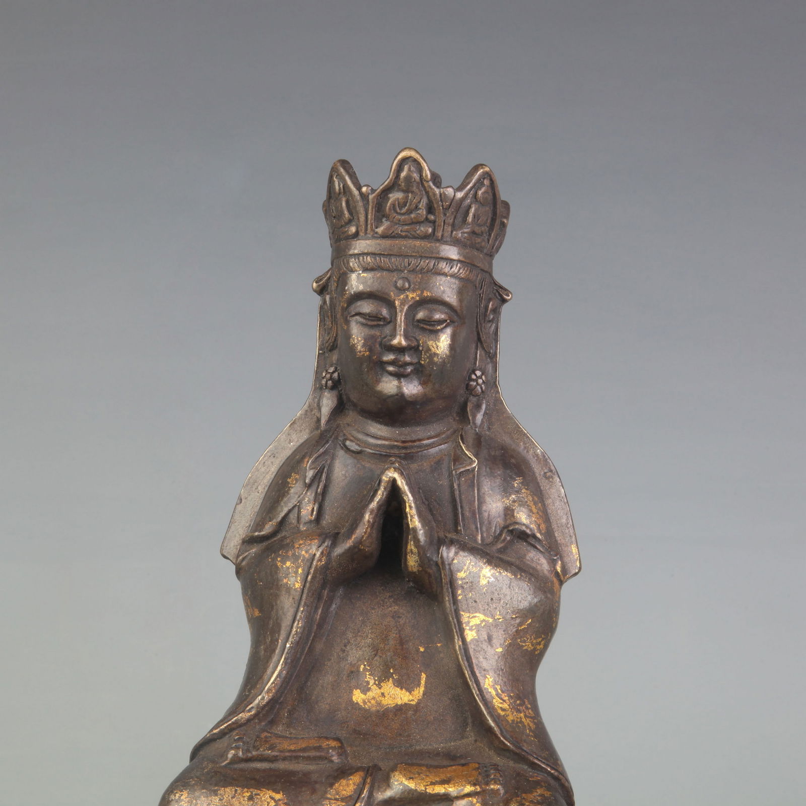 A FINE BRONZE BUDDHA STATUE - 2
