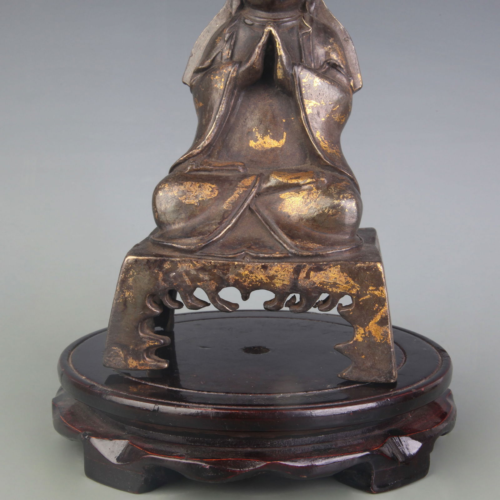 A FINE BRONZE BUDDHA STATUE - 3