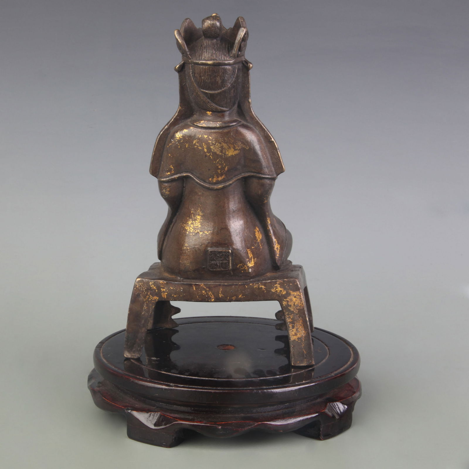 A FINE BRONZE BUDDHA STATUE - 4