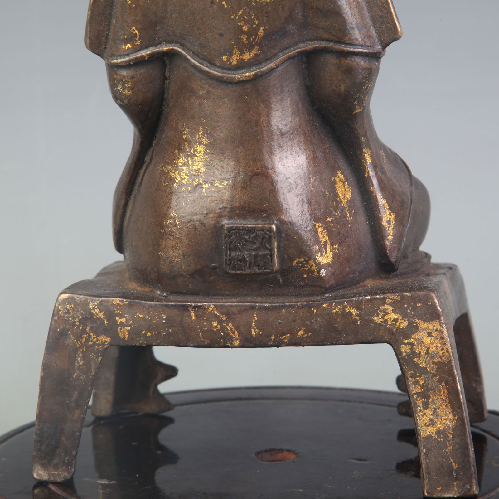 A FINE BRONZE BUDDHA STATUE - 5